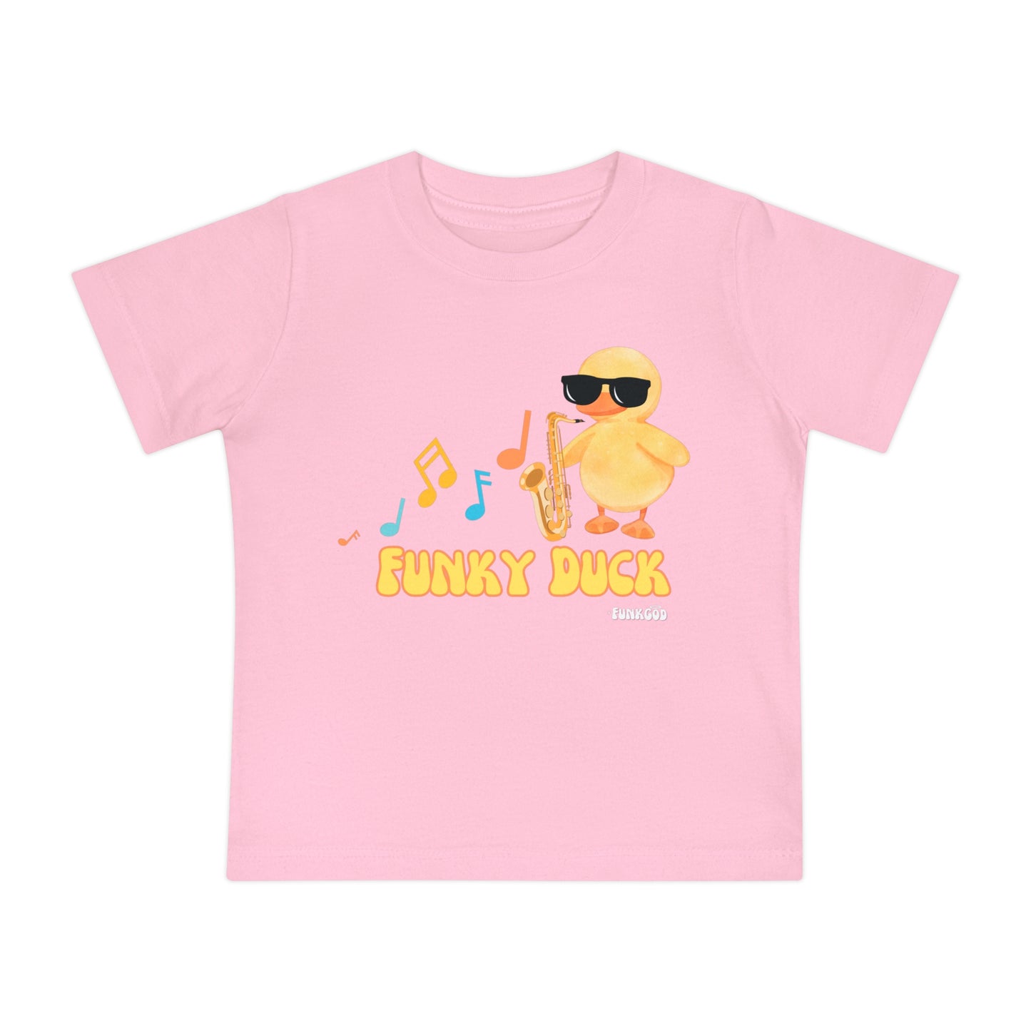 Funky Duck Cute Baby Short Sleeve T-Shirt