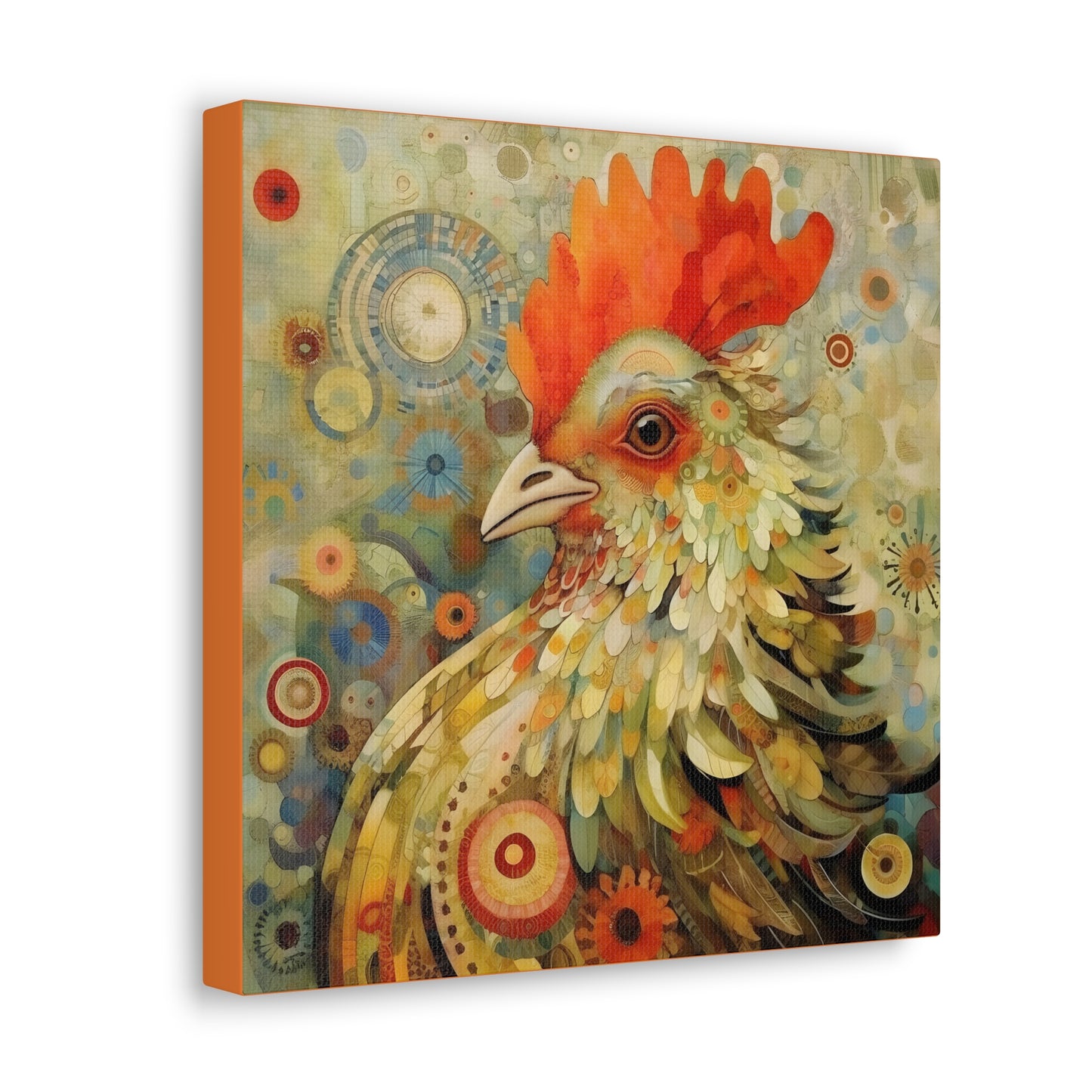 Rooster Guardian Fine Art Print Canvas Wall Art