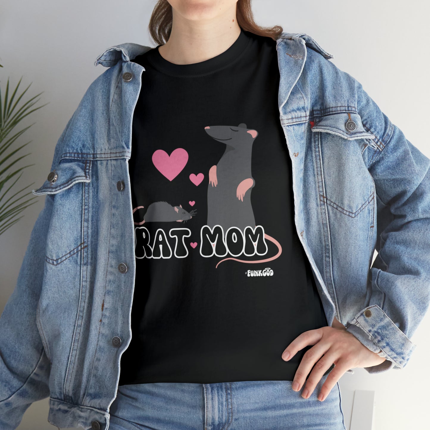 Rat Mom Cute T-Shirt For Rat Lovers, Relaxed Fit