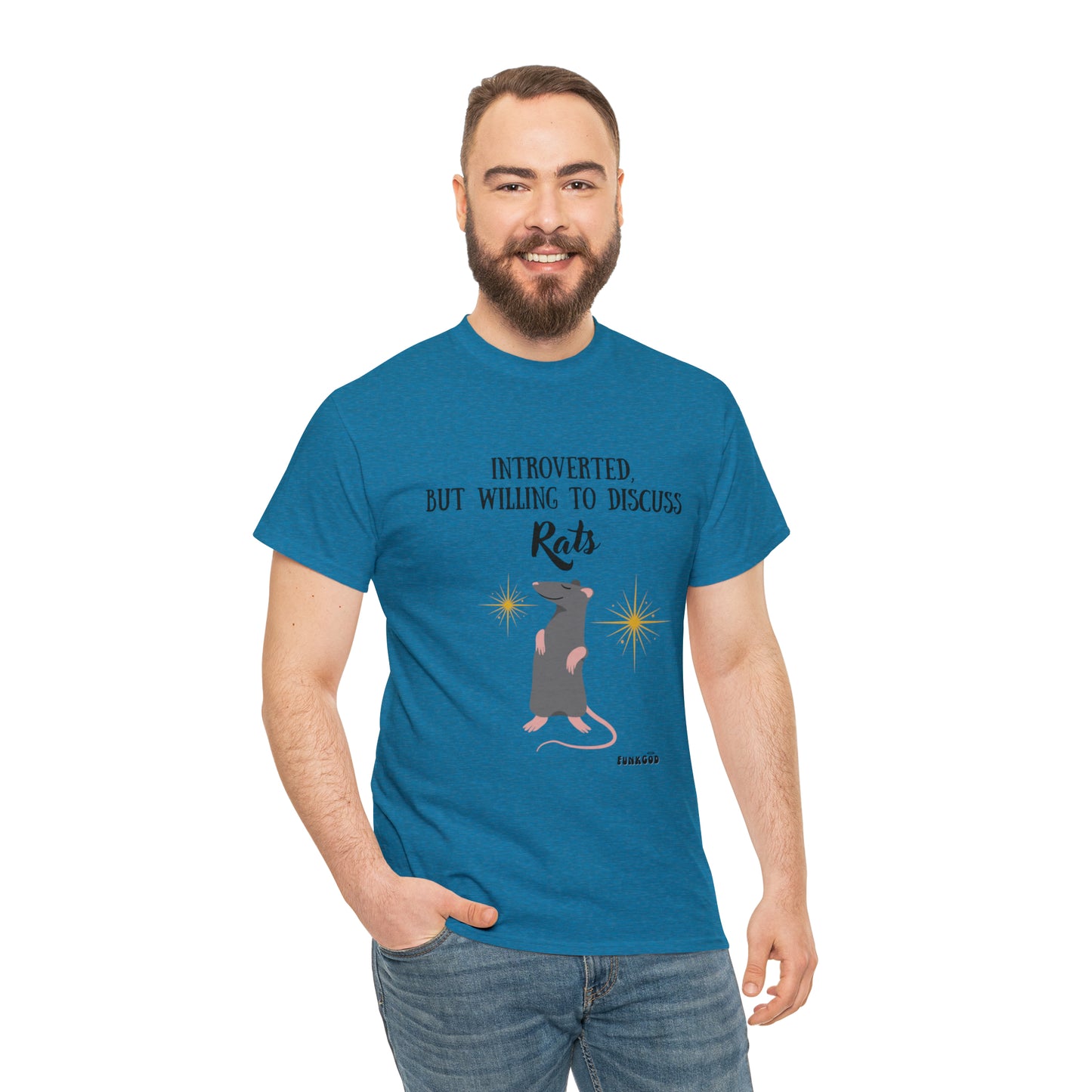 Rat Lover Unisex T-Shirt "Introverted But Willing to Discuss Rats"