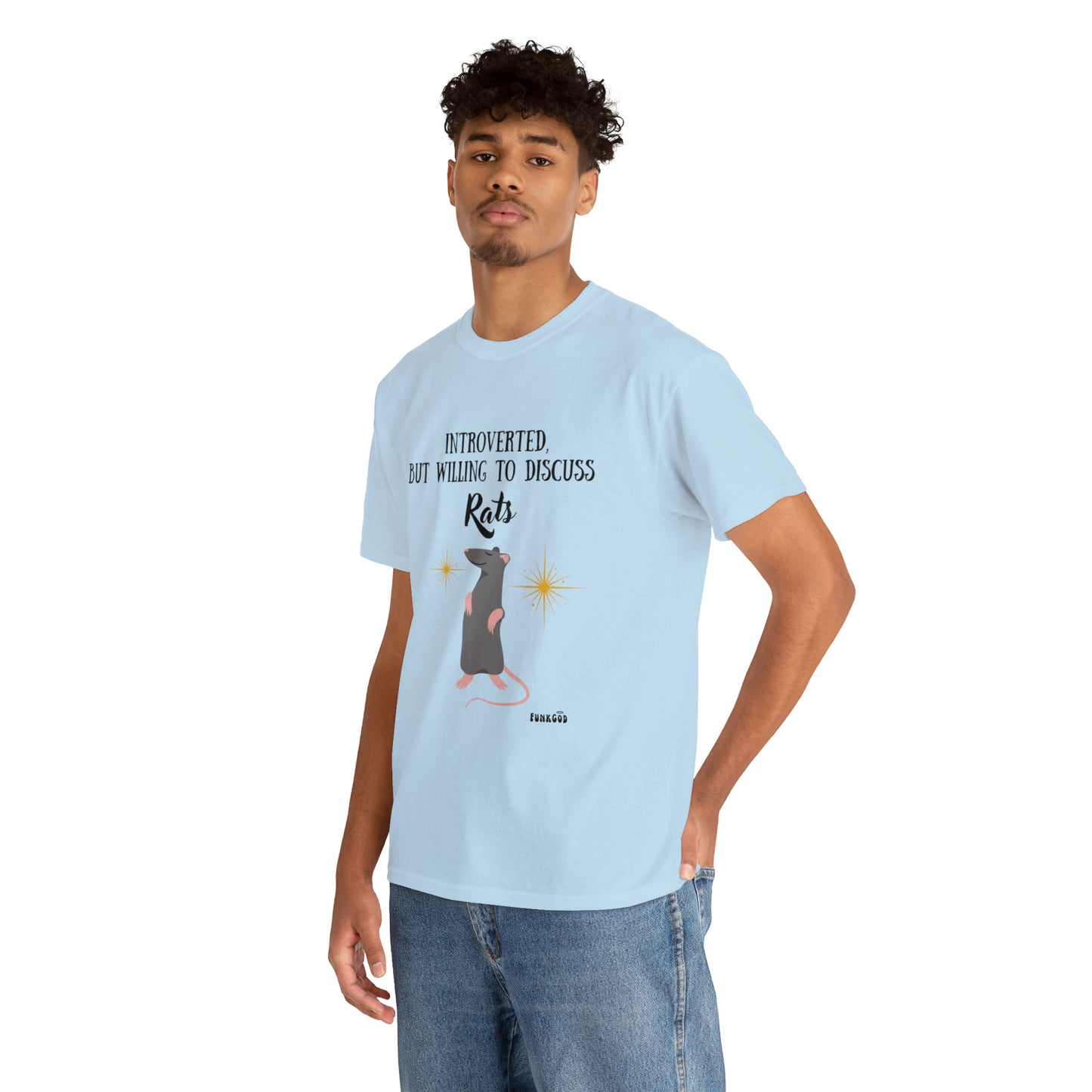 Rat Lover Unisex T-Shirt "Introverted But Willing to Discuss Rats"