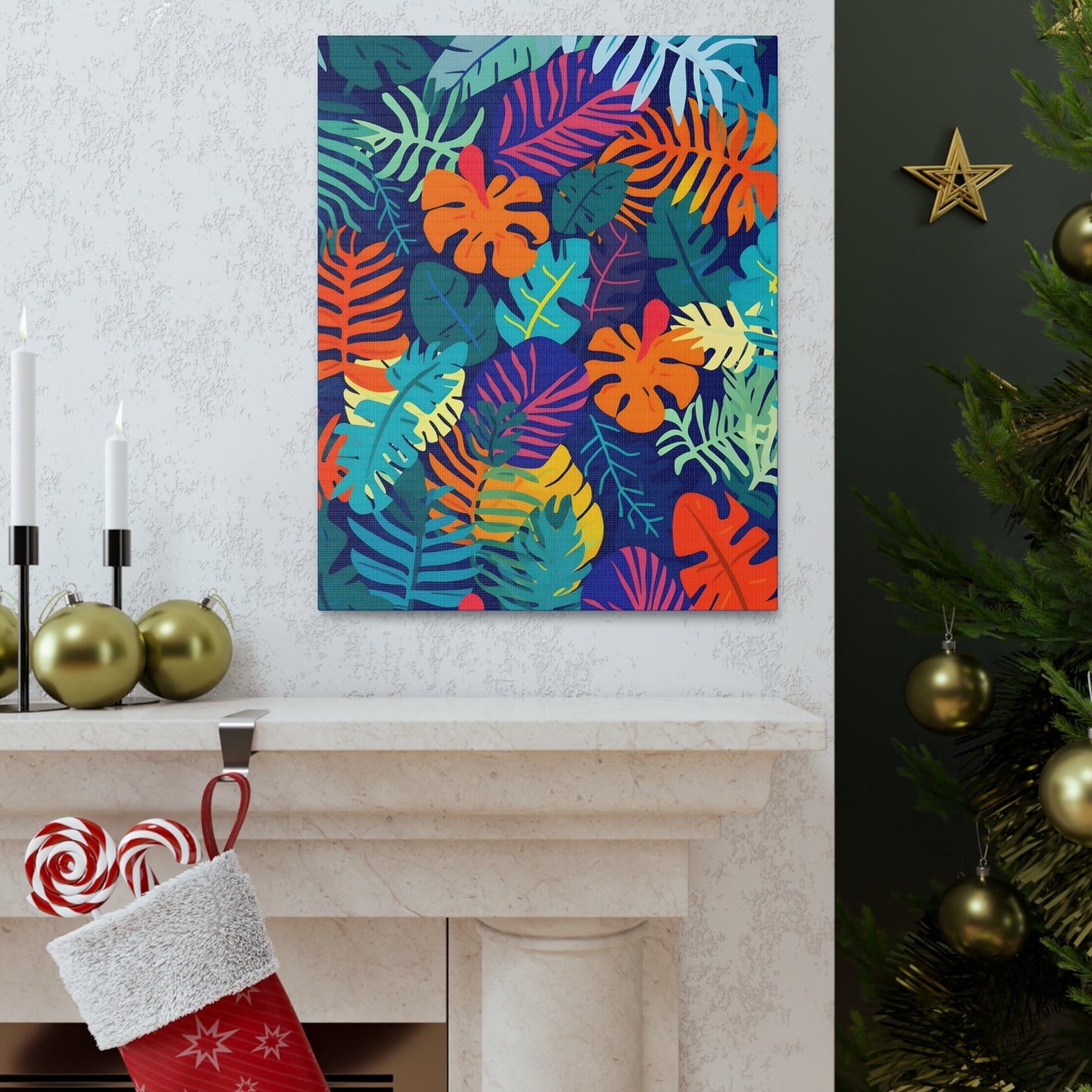 Tropical Pop Fine Art Print Canvas Wall Art