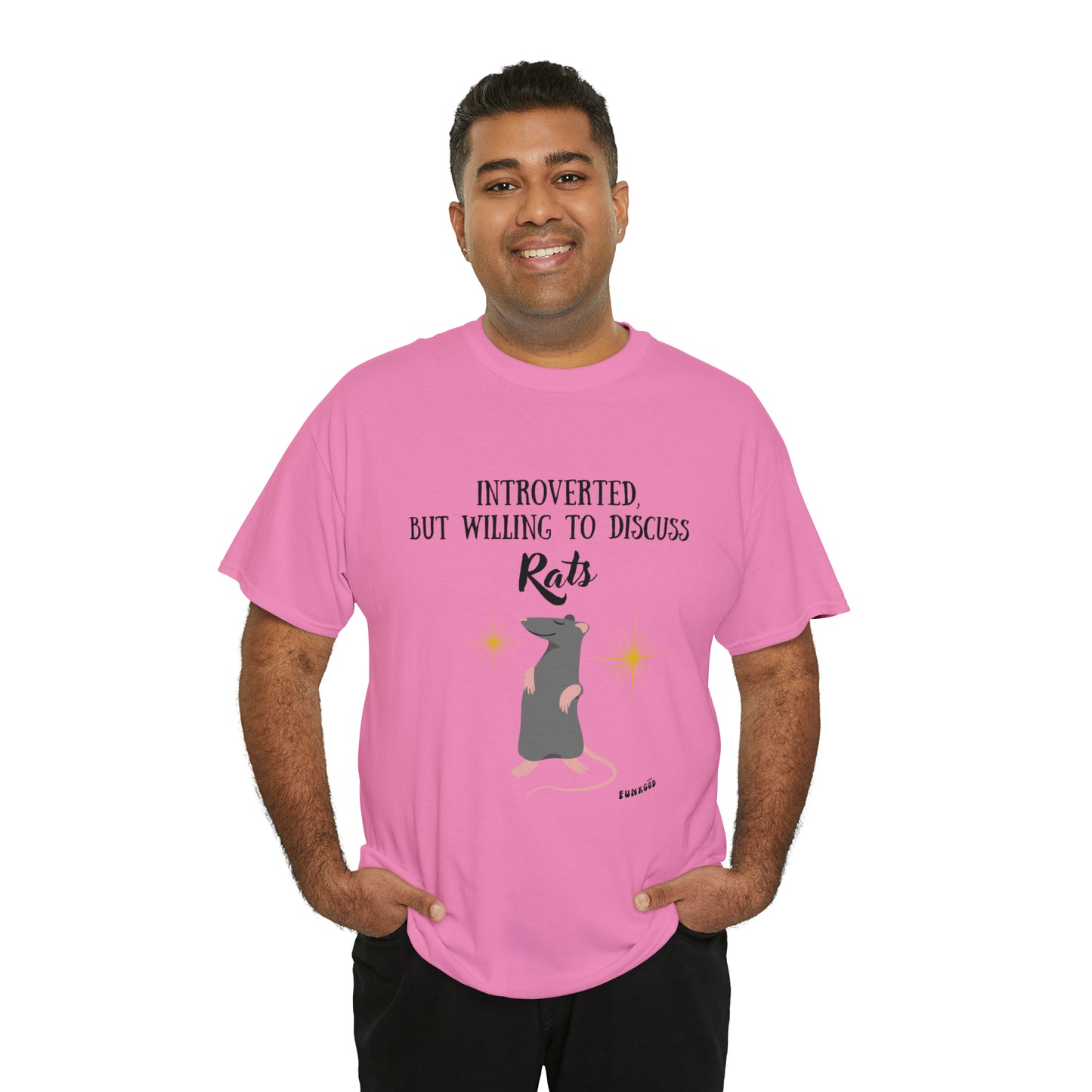 Rat Lover Unisex T-Shirt "Introverted But Willing to Discuss Rats"