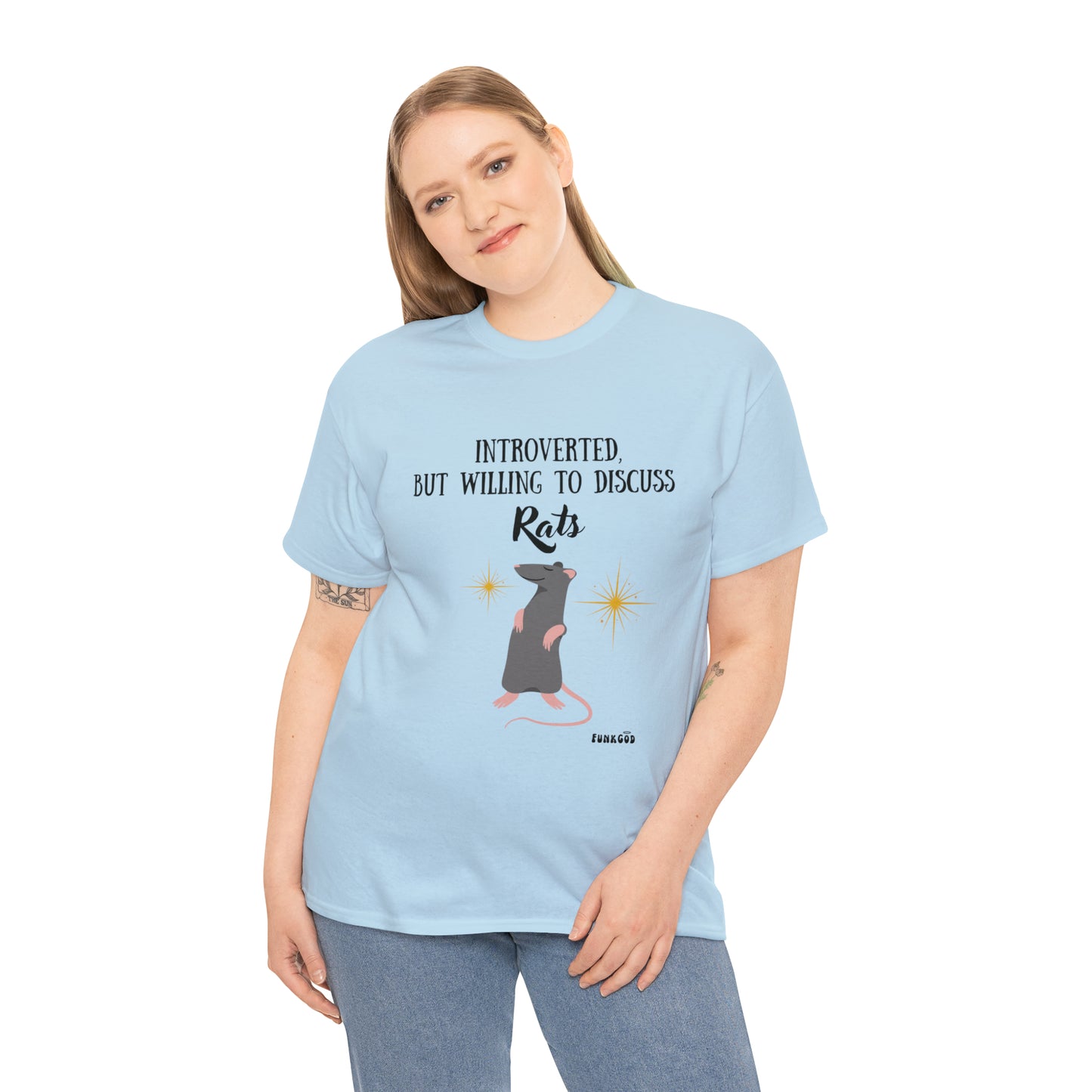 Rat Lover Unisex T-Shirt "Introverted But Willing to Discuss Rats"