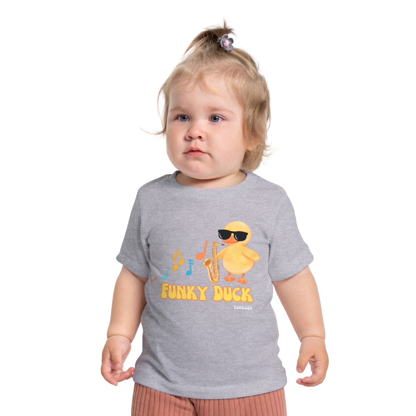Funky Duck Cute Baby Short Sleeve T-Shirt