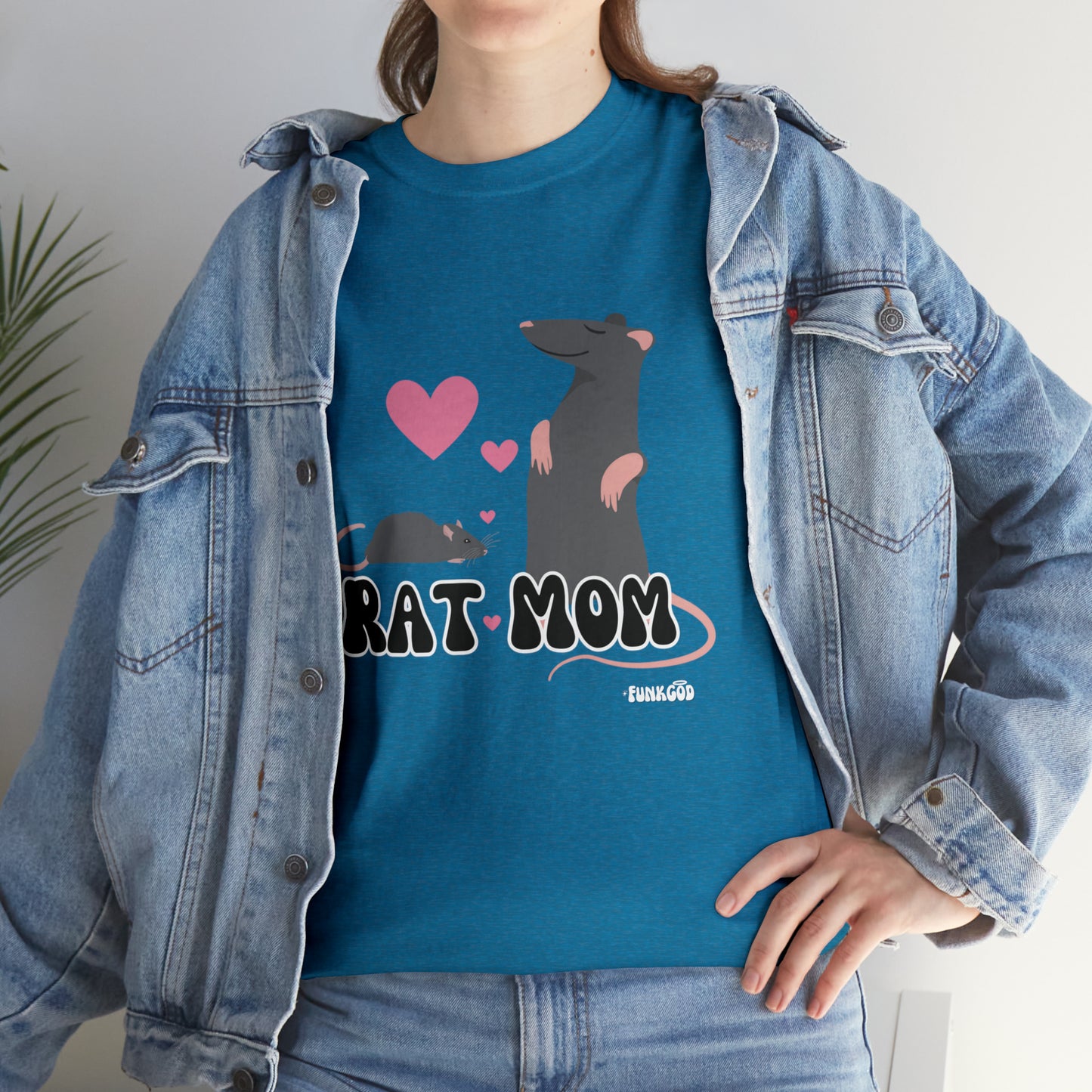 Rat Mom Cute T-Shirt For Rat Lovers, Relaxed Fit
