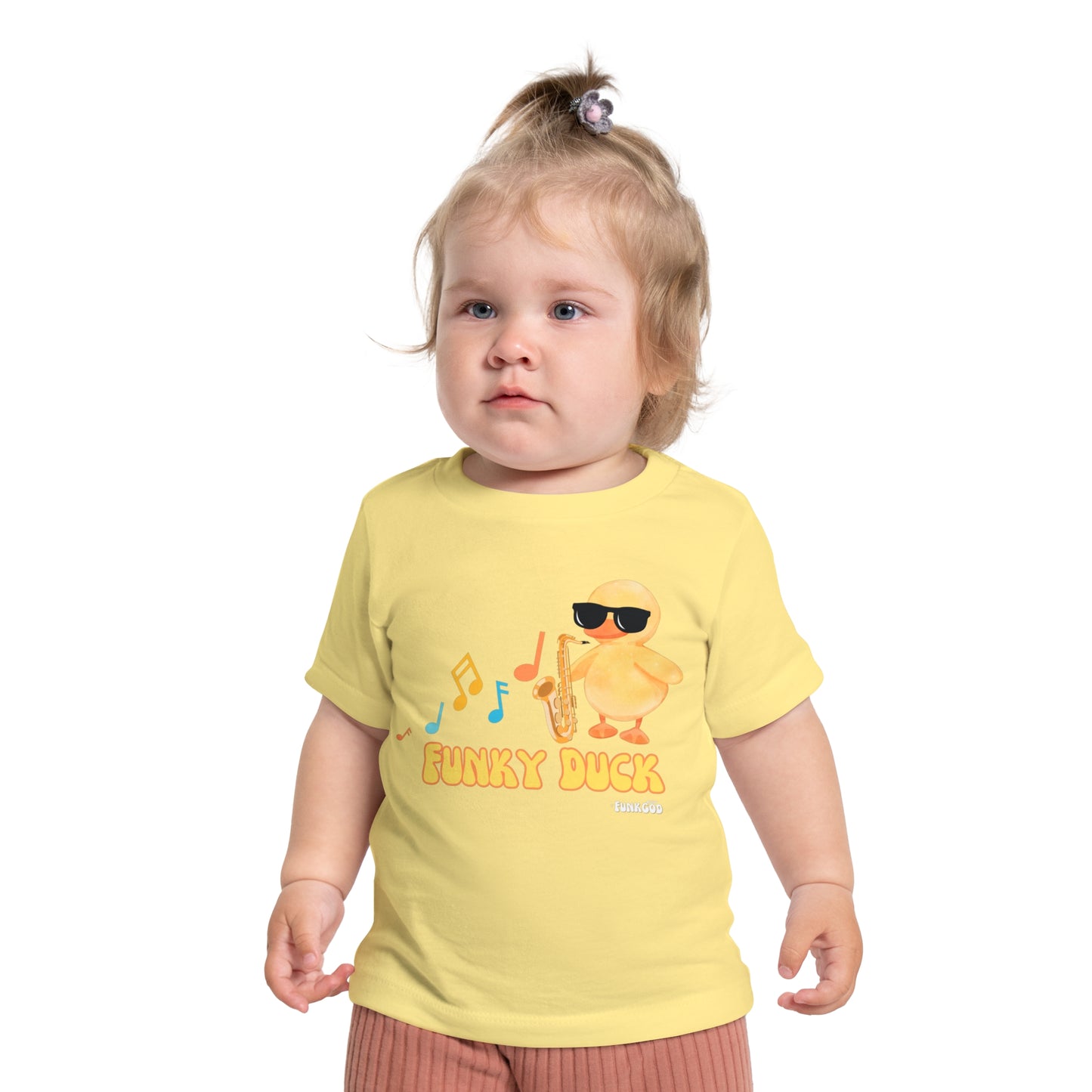 Funky Duck Cute Baby Short Sleeve T-Shirt