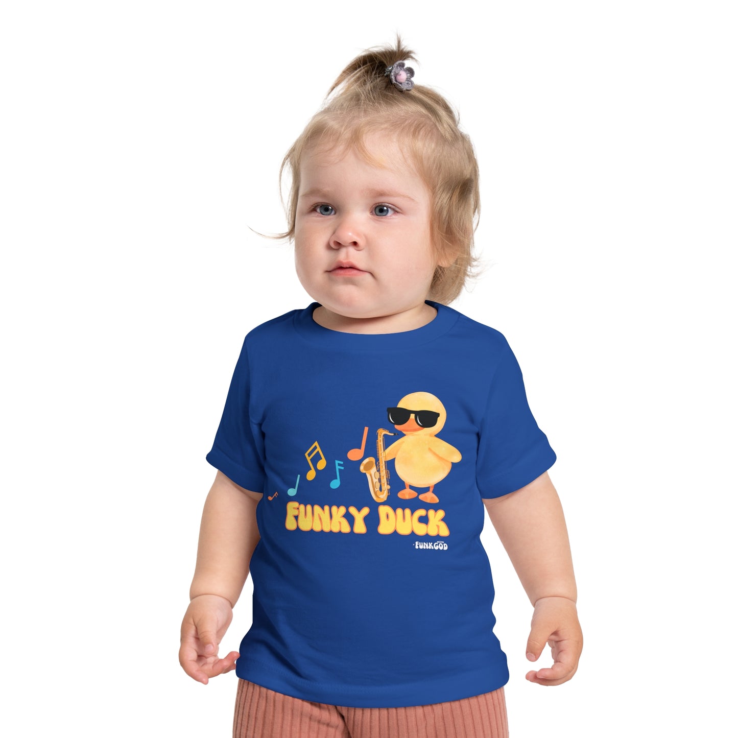 Funky Duck Cute Baby Short Sleeve T-Shirt
