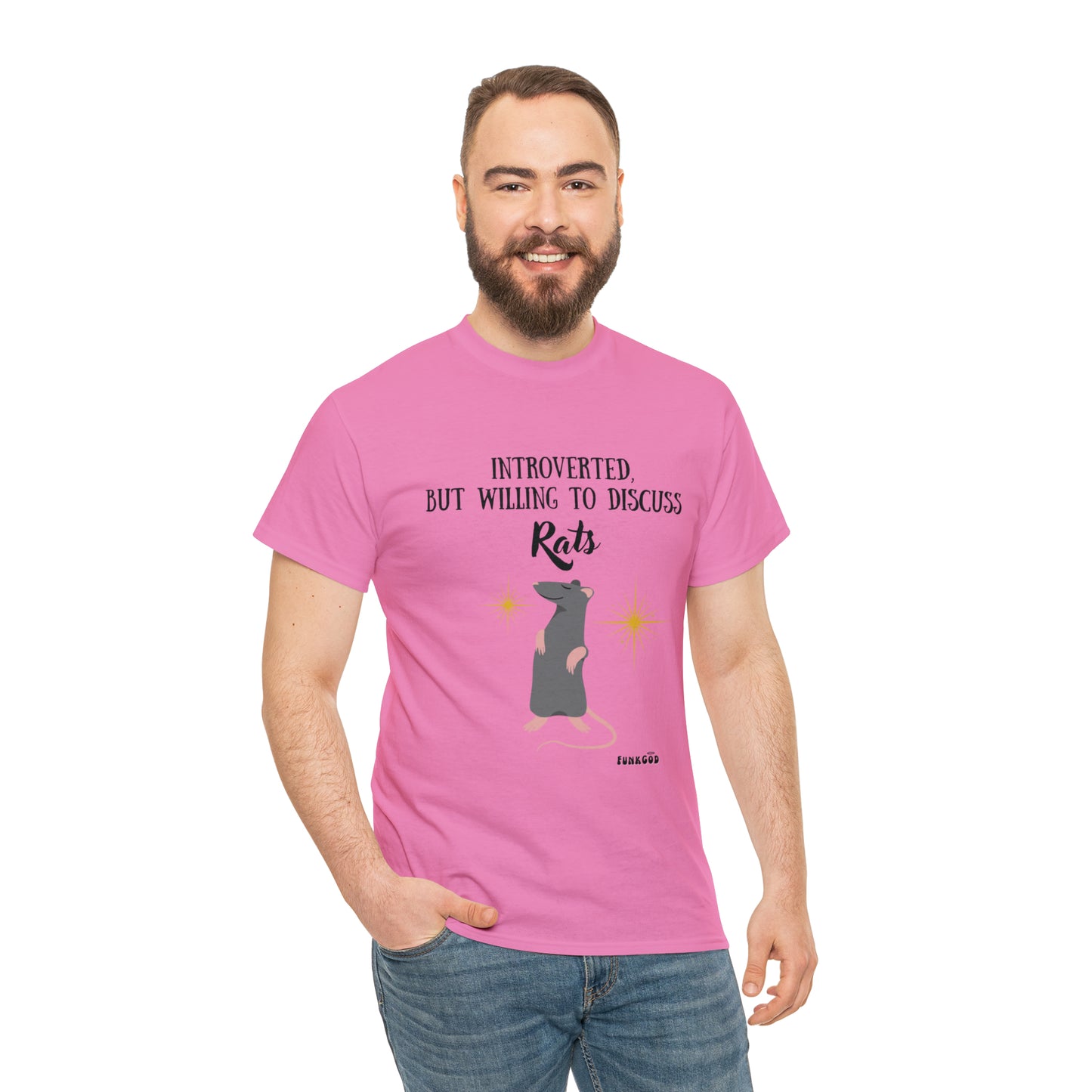 Rat Lover Unisex T-Shirt "Introverted But Willing to Discuss Rats"