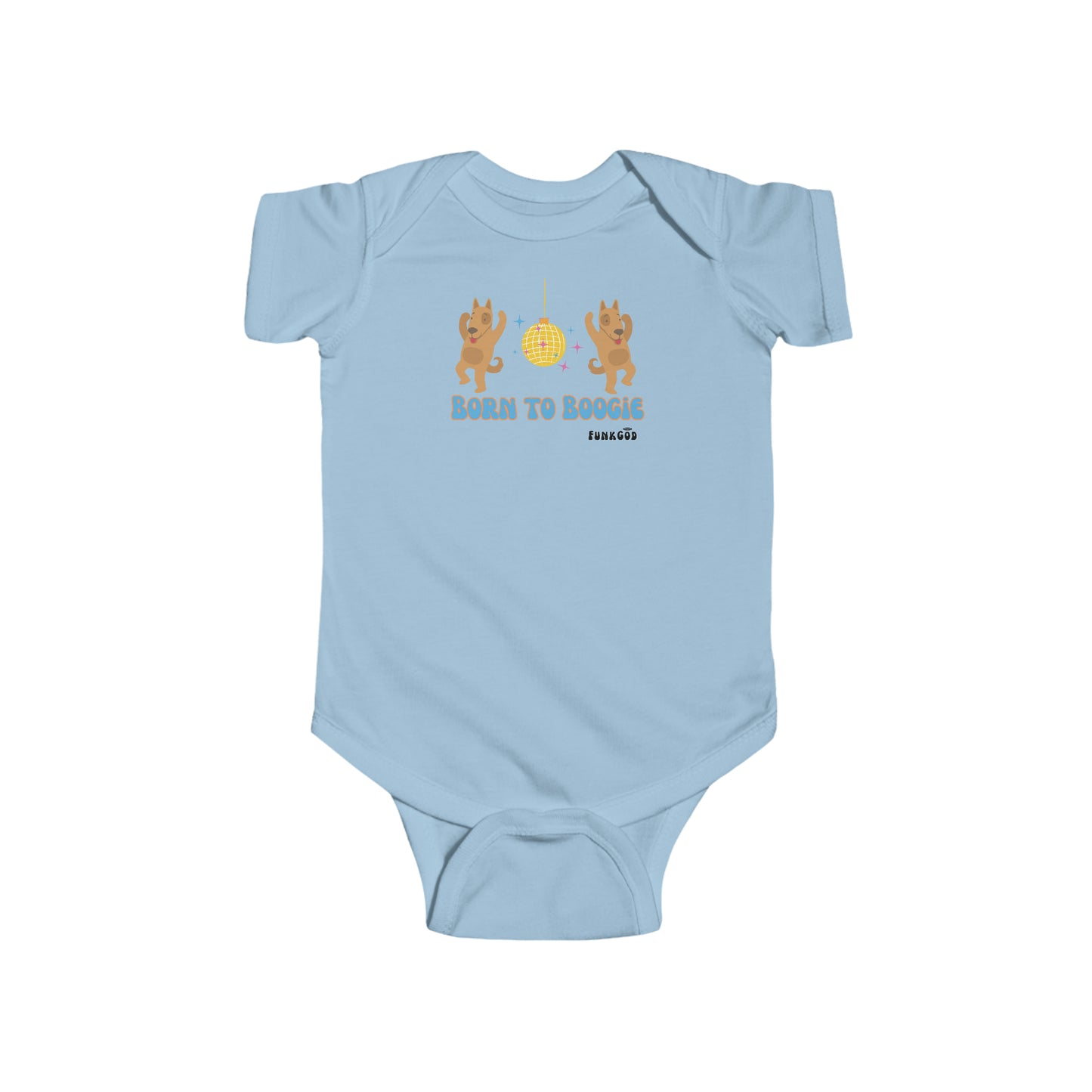 Born to Boogie! Infant Fine Jersey Bodysuit