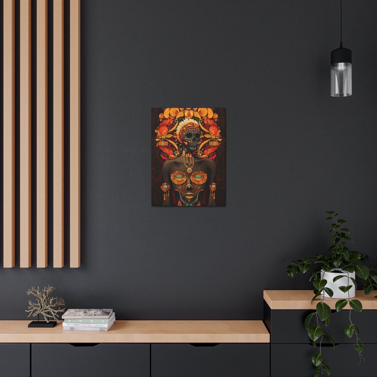 Voodoo Fertility Goddess Fine Art Print Canvas Wall Art