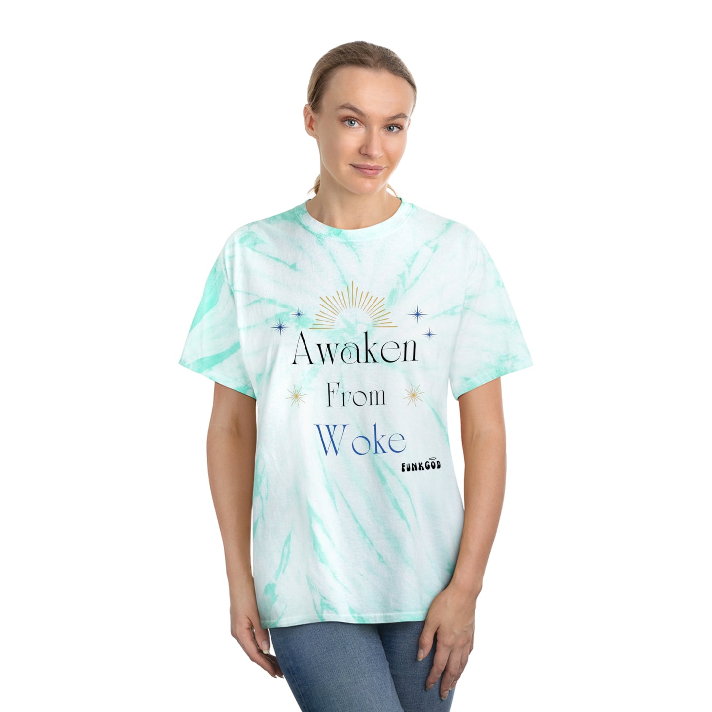 Awaken From Woke Cyclone Tie Dye Unisex Tee