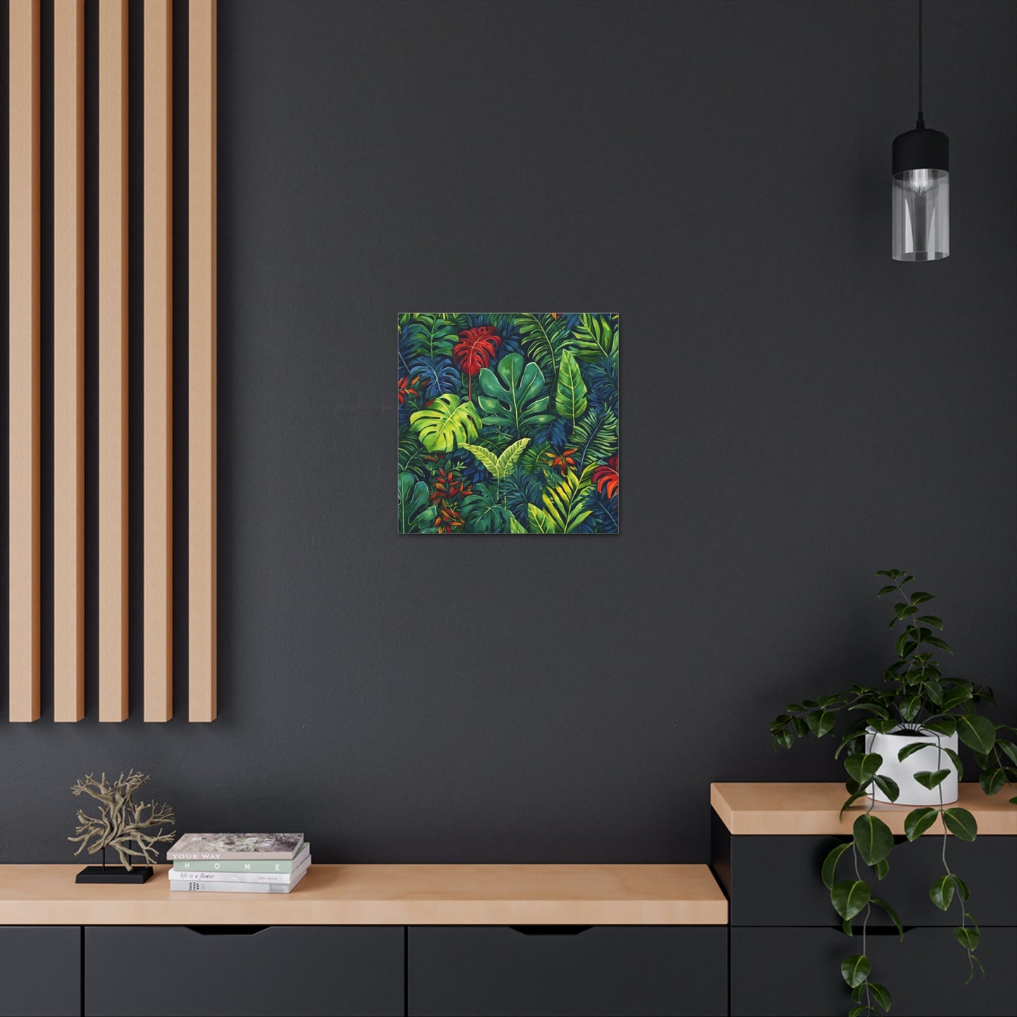 Tropical Leaves Jungle Foliage Fine Art Print Canvas Wall Art