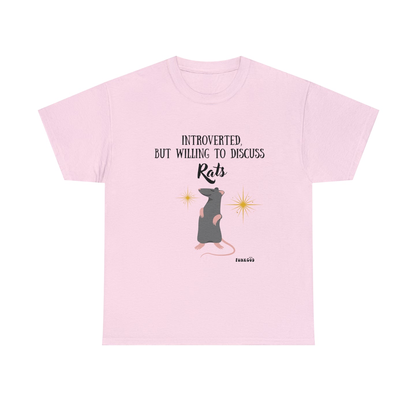 Rat Lover Unisex T-Shirt "Introverted But Willing to Discuss Rats"