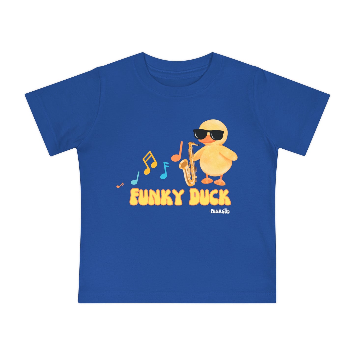 Funky Duck Cute Baby Short Sleeve T-Shirt