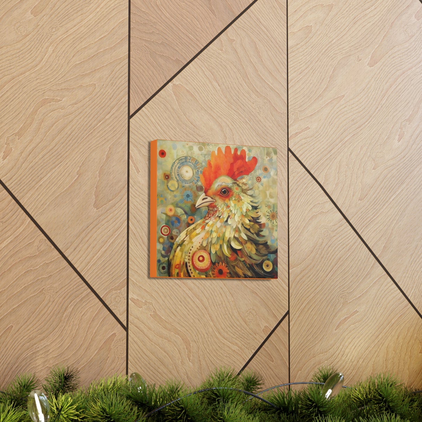 Rooster Guardian Fine Art Print Canvas Wall Art