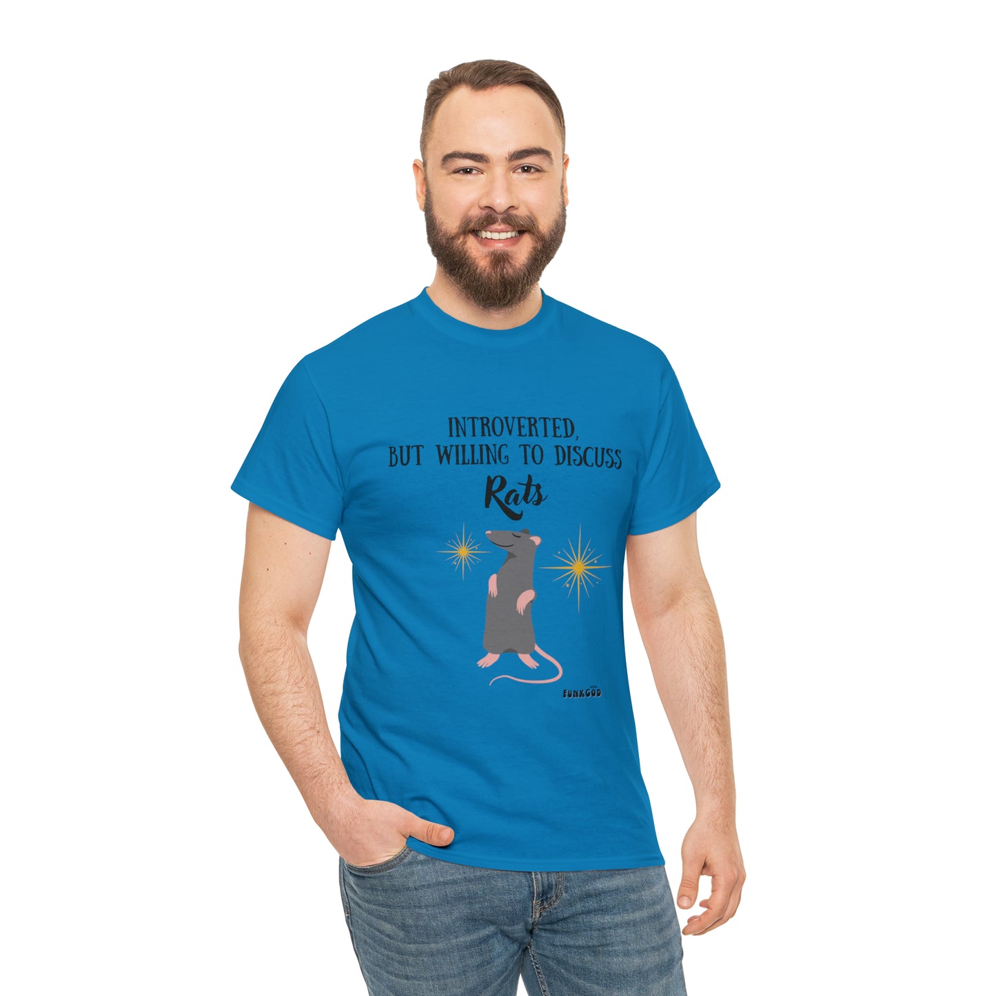 Rat Lover Unisex T-Shirt "Introverted But Willing to Discuss Rats"