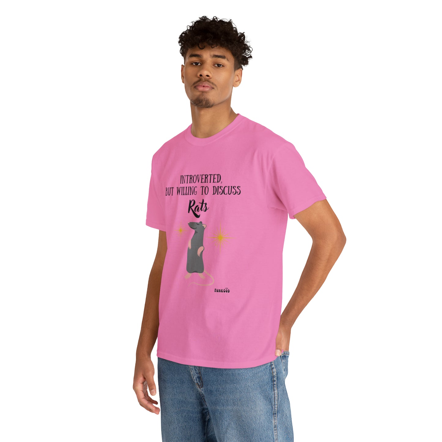 Rat Lover Unisex T-Shirt "Introverted But Willing to Discuss Rats"
