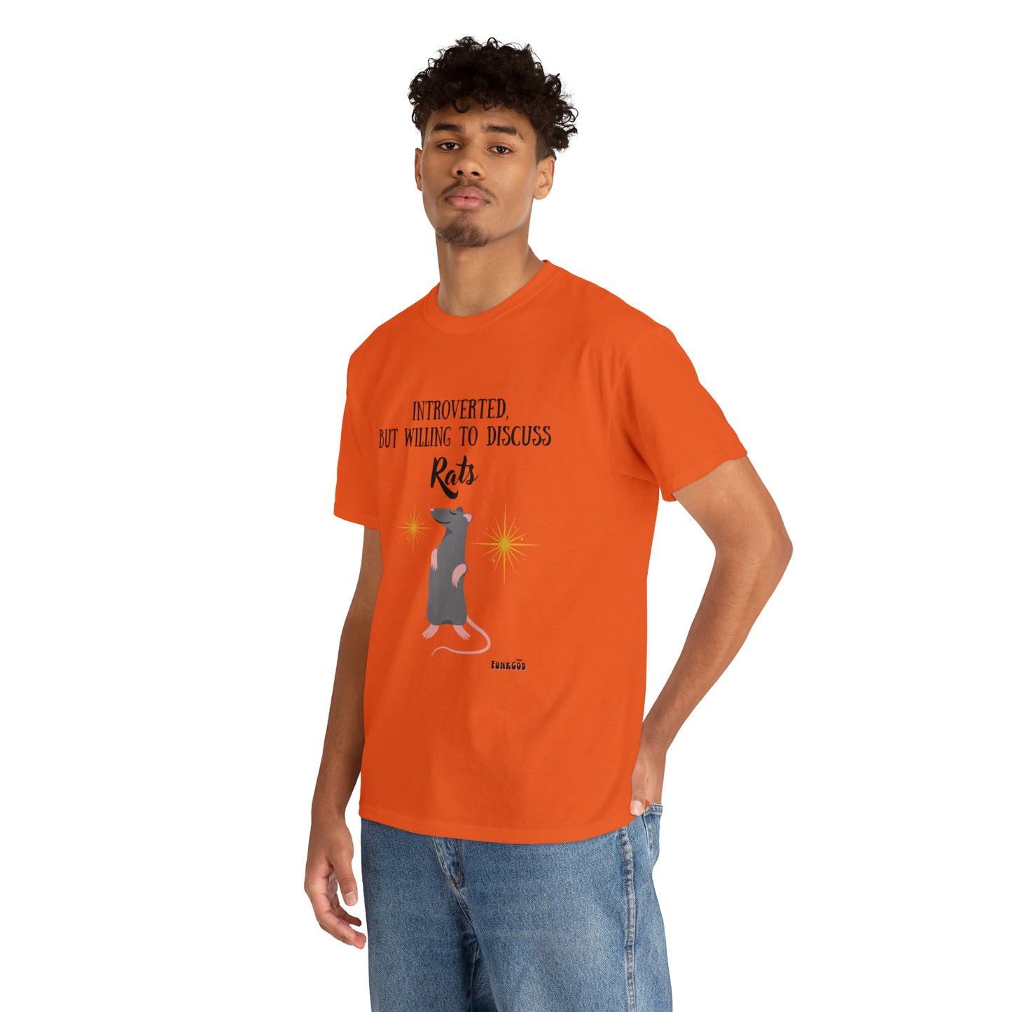 Rat Lover Unisex T-Shirt "Introverted But Willing to Discuss Rats"