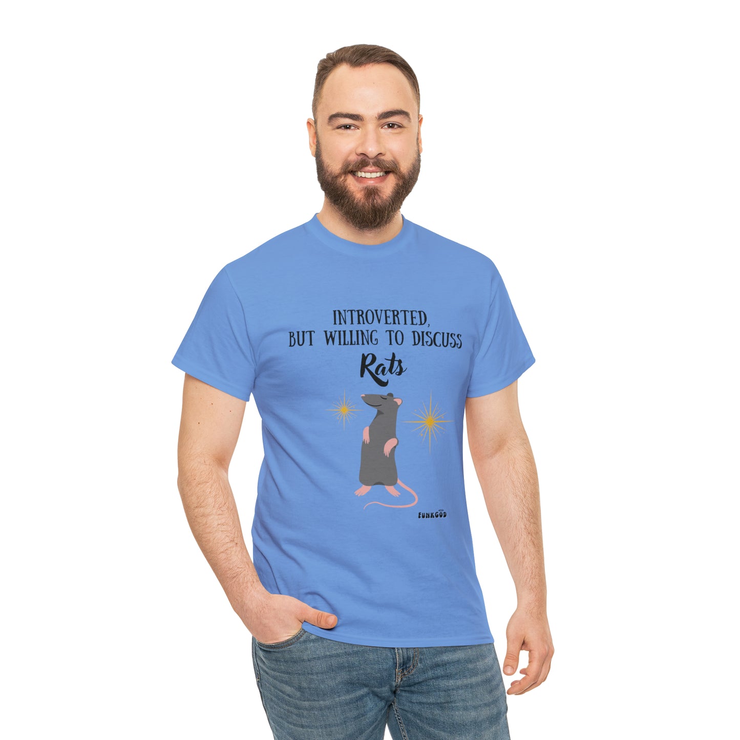 Rat Lover Unisex T-Shirt "Introverted But Willing to Discuss Rats"