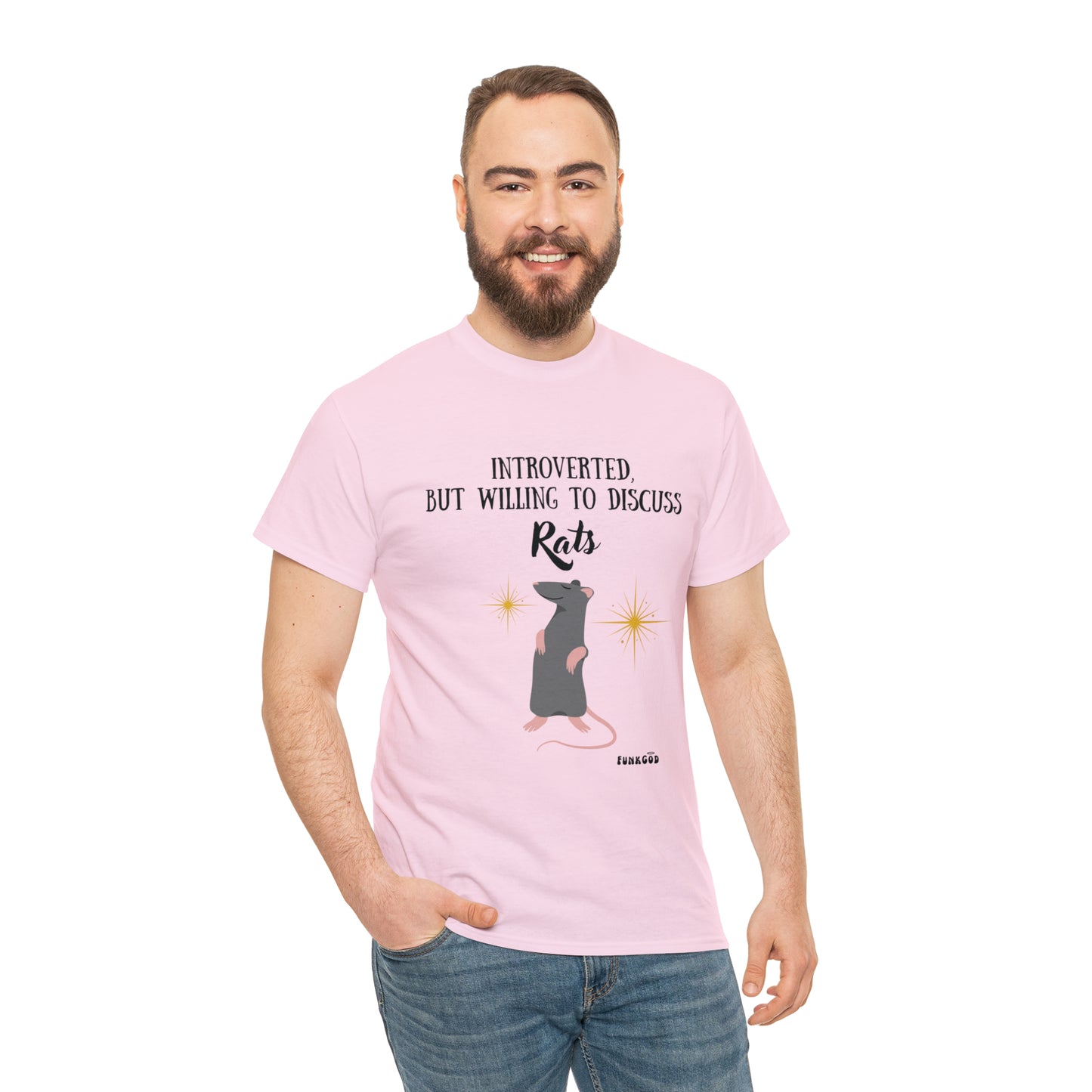 Rat Lover Unisex T-Shirt "Introverted But Willing to Discuss Rats"
