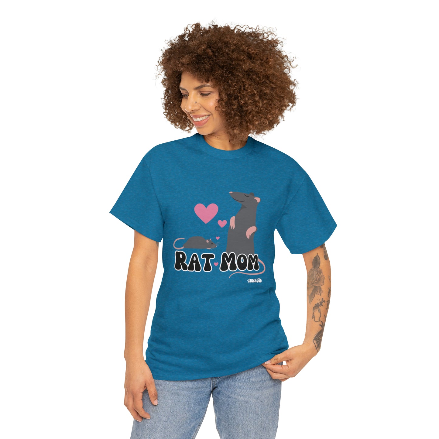 Rat Mom Cute T-Shirt For Rat Lovers, Relaxed Fit