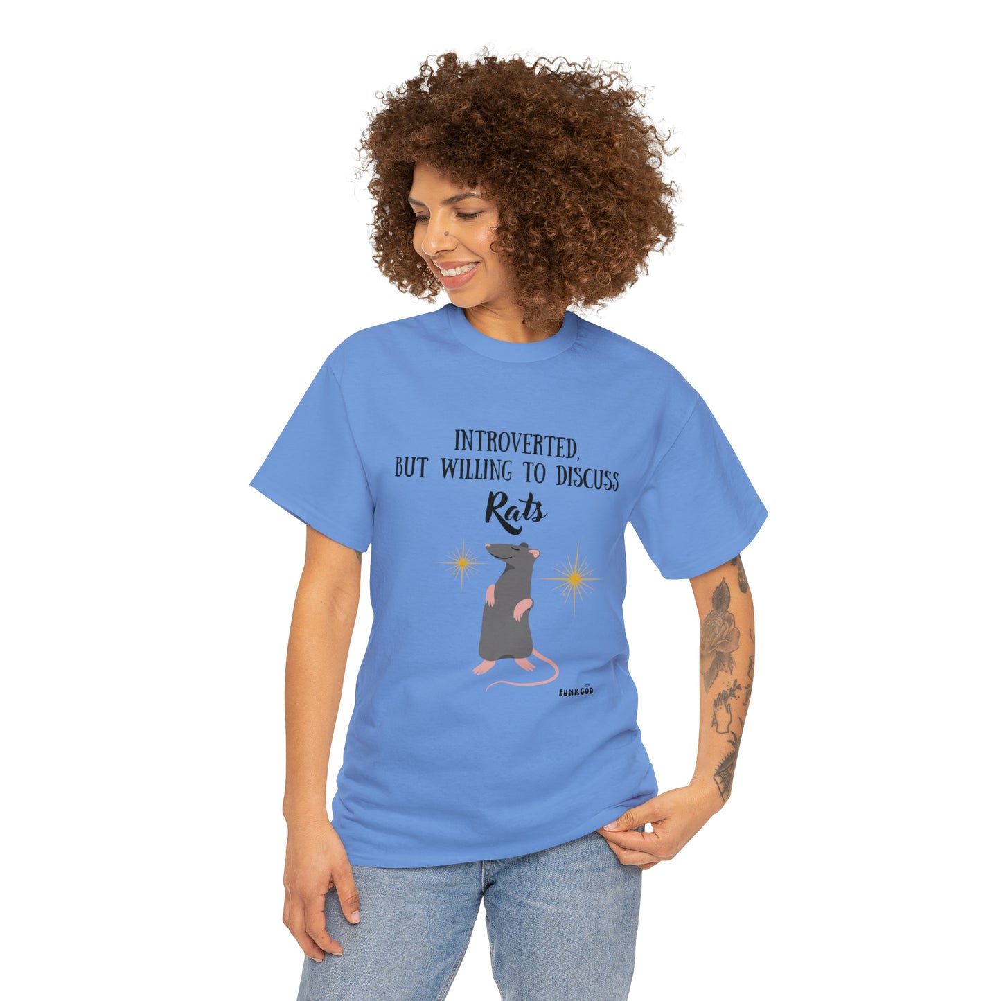 Rat Lover Unisex T-Shirt "Introverted But Willing to Discuss Rats"