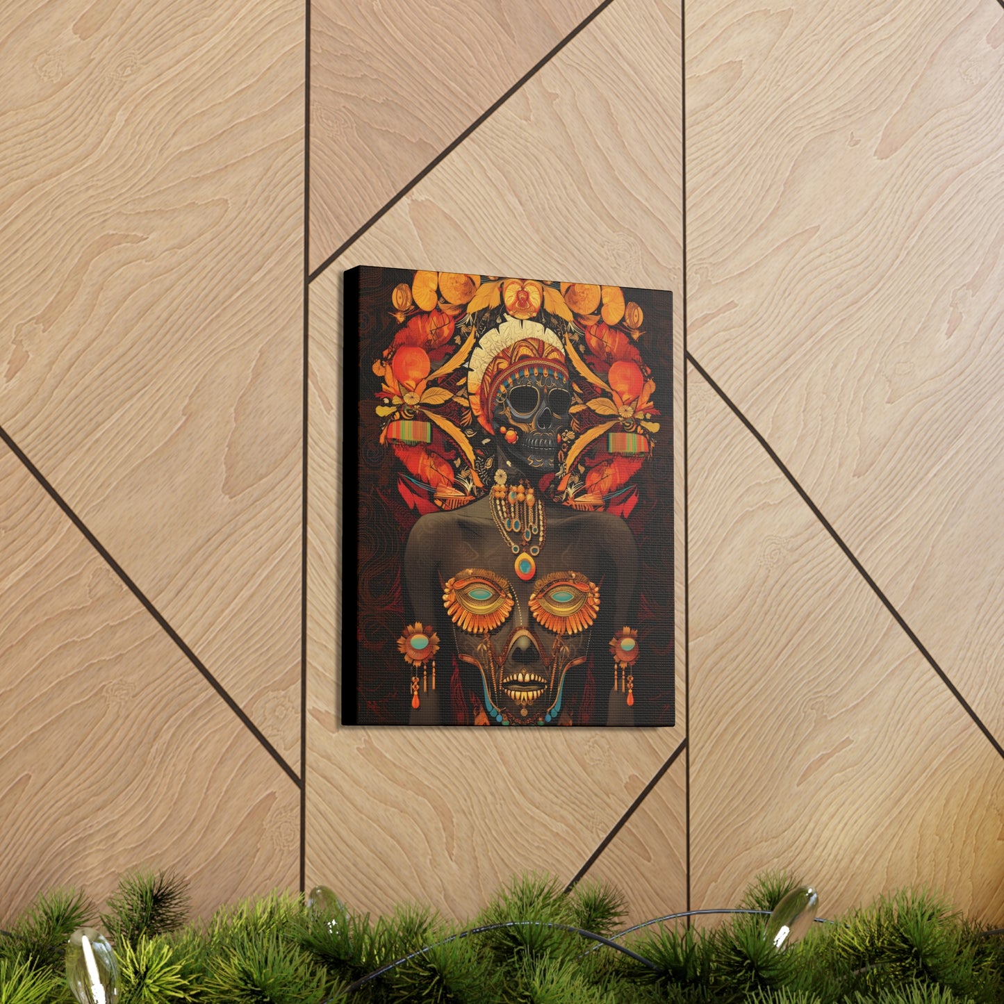 Voodoo Fertility Goddess Fine Art Print Canvas Wall Art