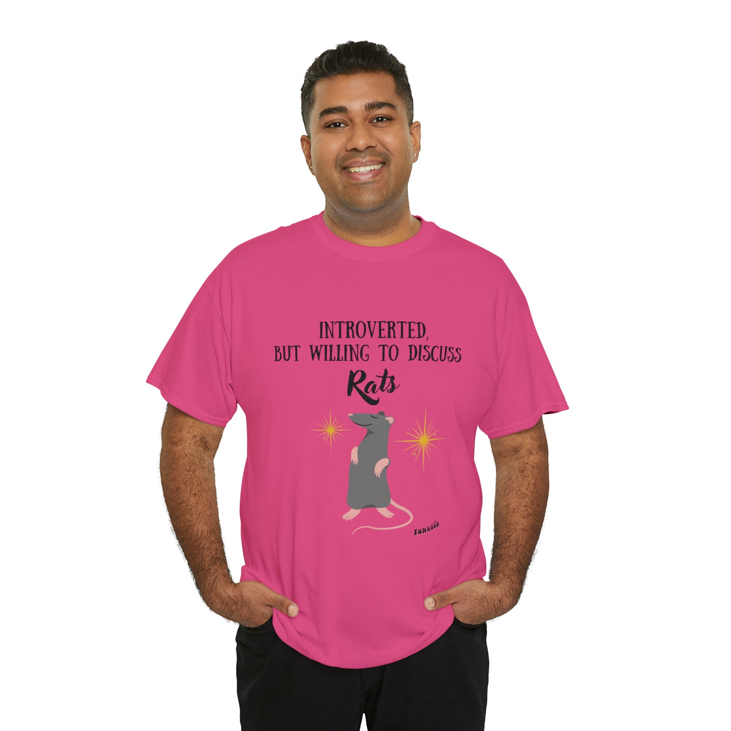 Rat Lover Unisex T-Shirt "Introverted But Willing to Discuss Rats"