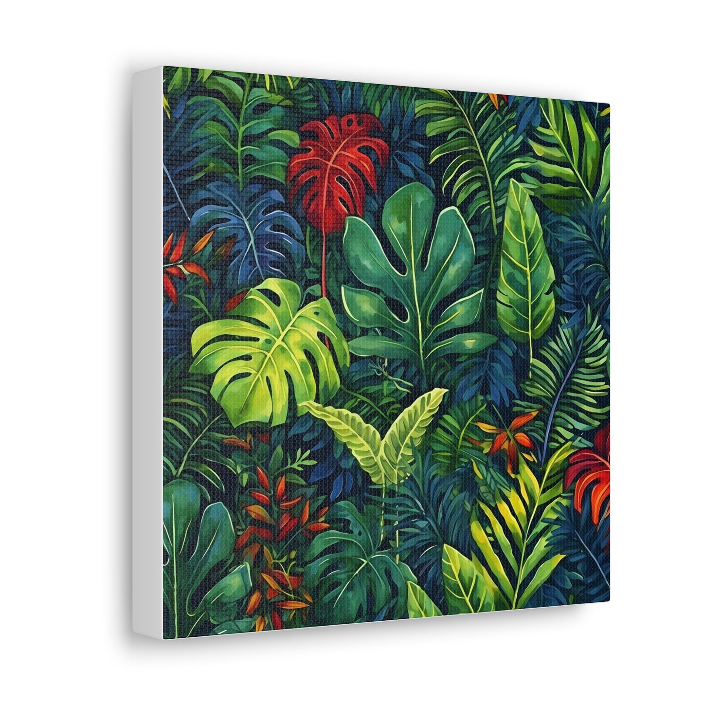 Tropical Leaves Jungle Foliage Fine Art Print Canvas Wall Art