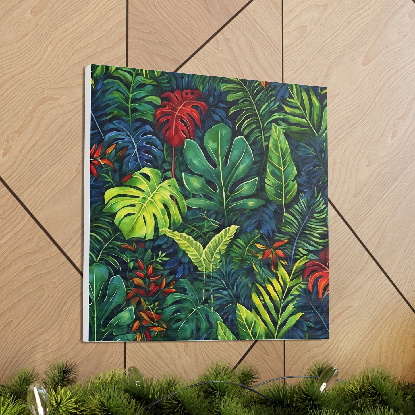 Tropical Leaves Jungle Foliage Fine Art Print Canvas Wall Art