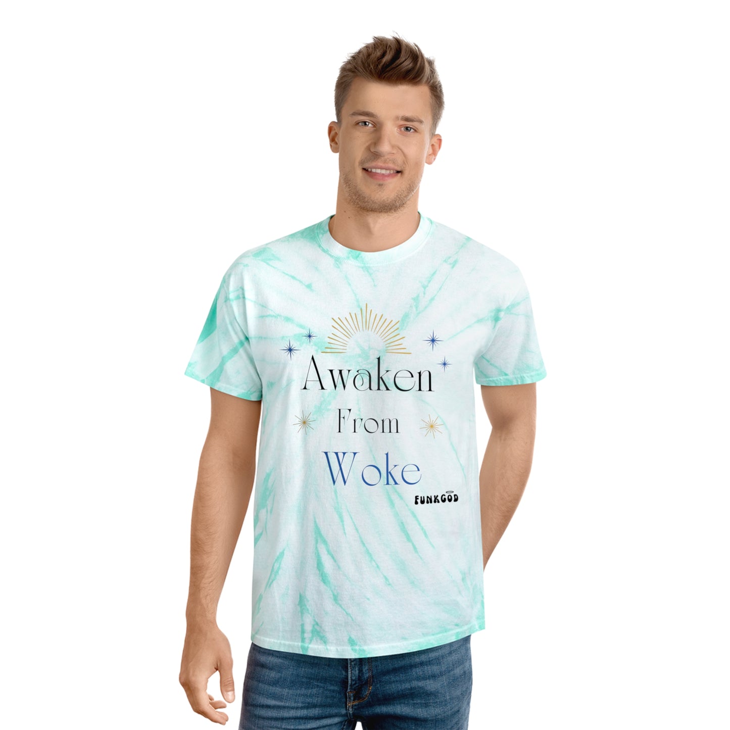 Awaken From Woke Cyclone Tie Dye Unisex Tee