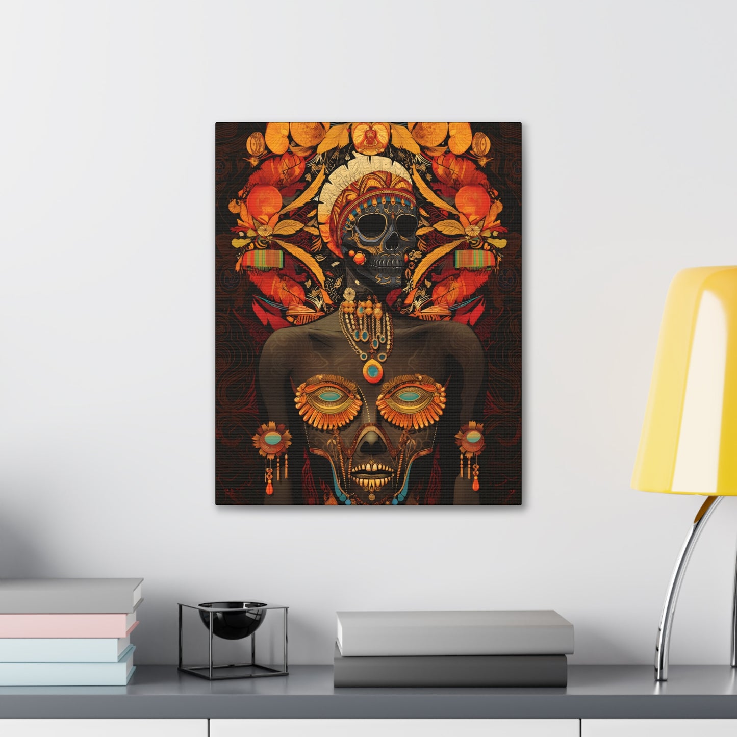 Voodoo Fertility Goddess Fine Art Print Canvas Wall Art