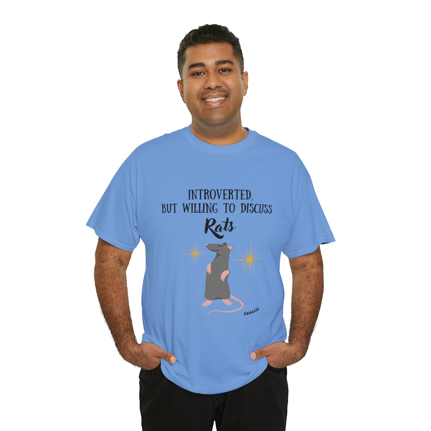 Rat Lover Unisex T-Shirt "Introverted But Willing to Discuss Rats"