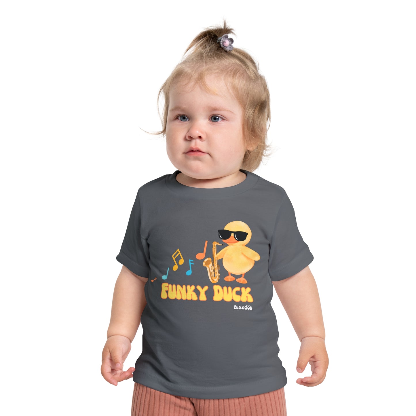 Funky Duck Cute Baby Short Sleeve T-Shirt