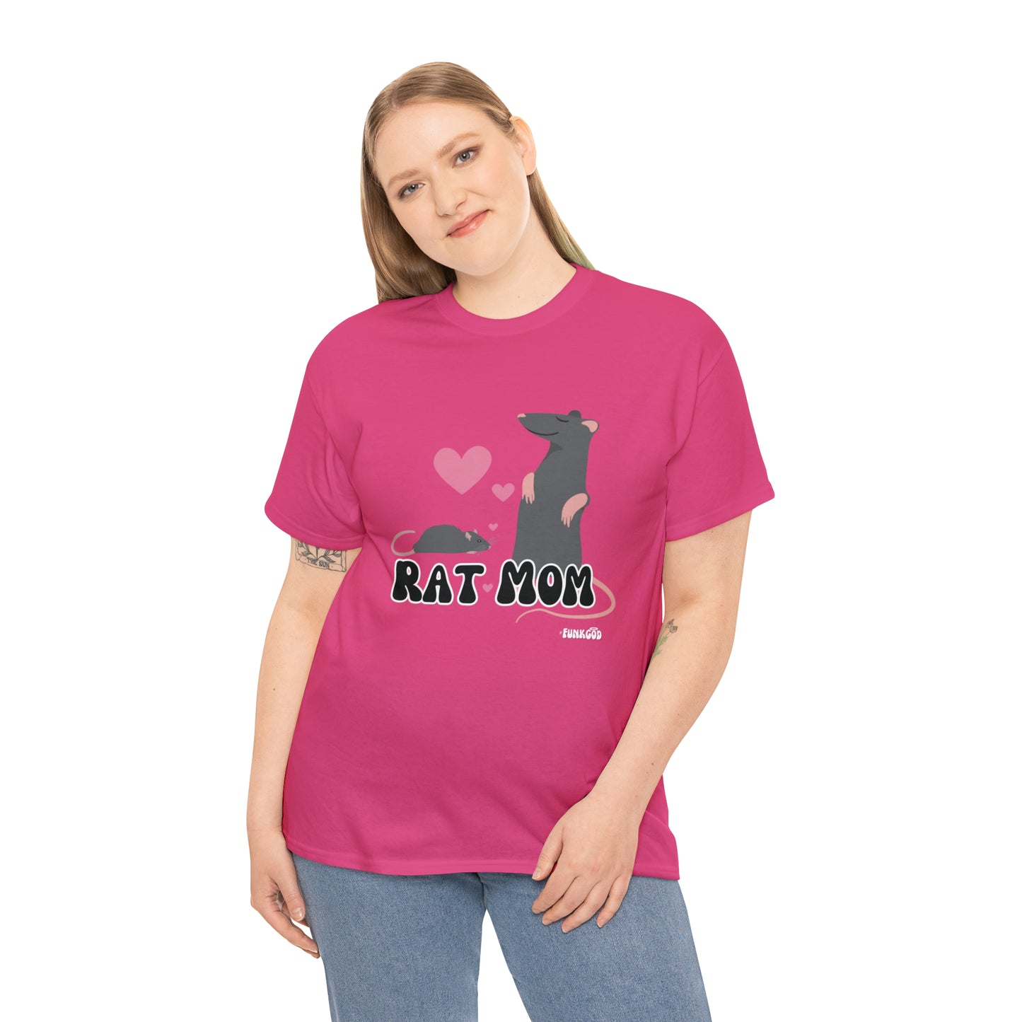 Rat Mom Cute T-Shirt For Rat Lovers, Relaxed Fit