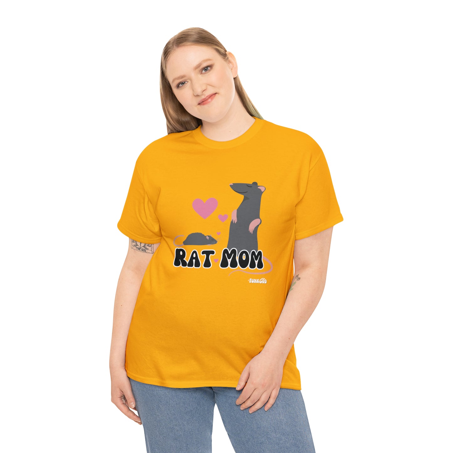 Rat Mom Cute T-Shirt For Rat Lovers, Relaxed Fit