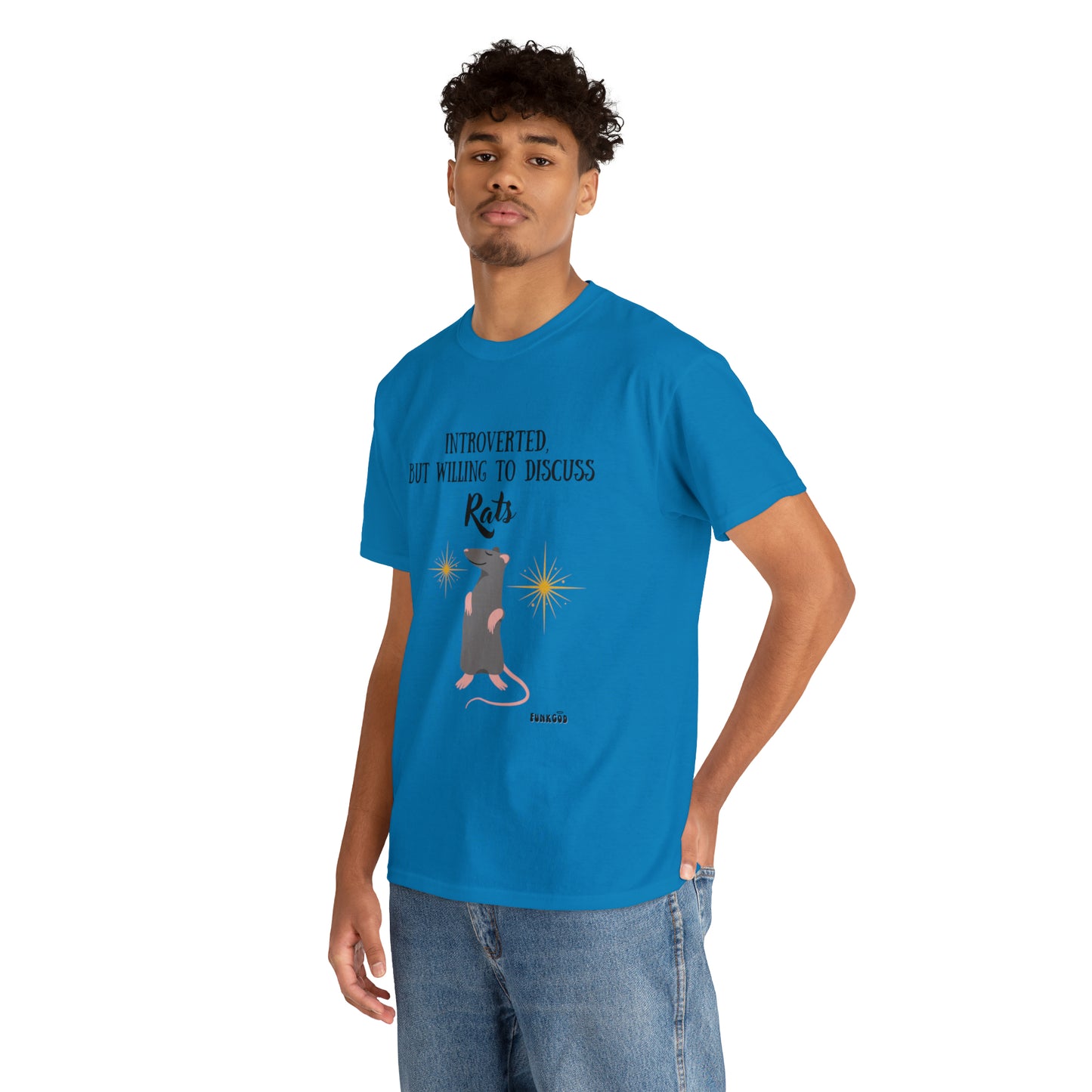 Rat Lover Unisex T-Shirt "Introverted But Willing to Discuss Rats"