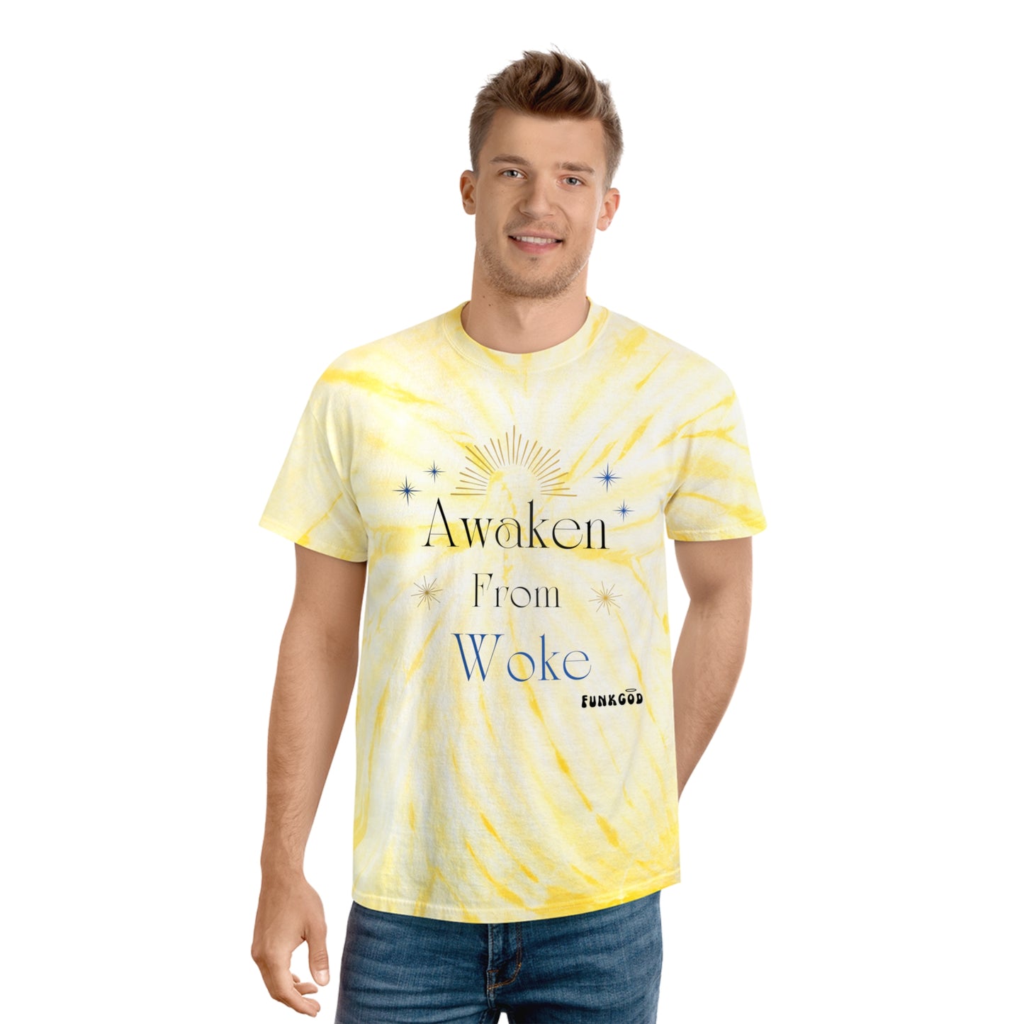 Awaken From Woke Cyclone Tie Dye Unisex Tee