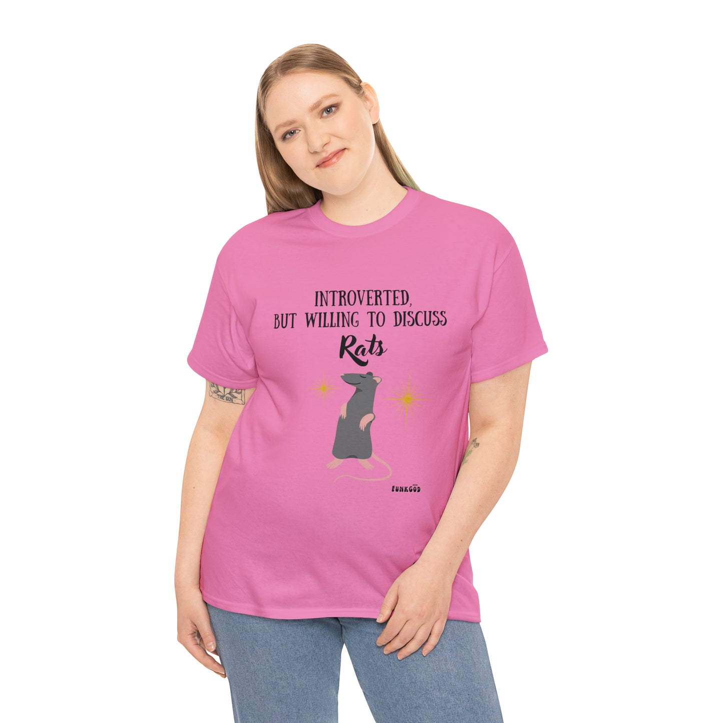 Rat Lover Unisex T-Shirt "Introverted But Willing to Discuss Rats"