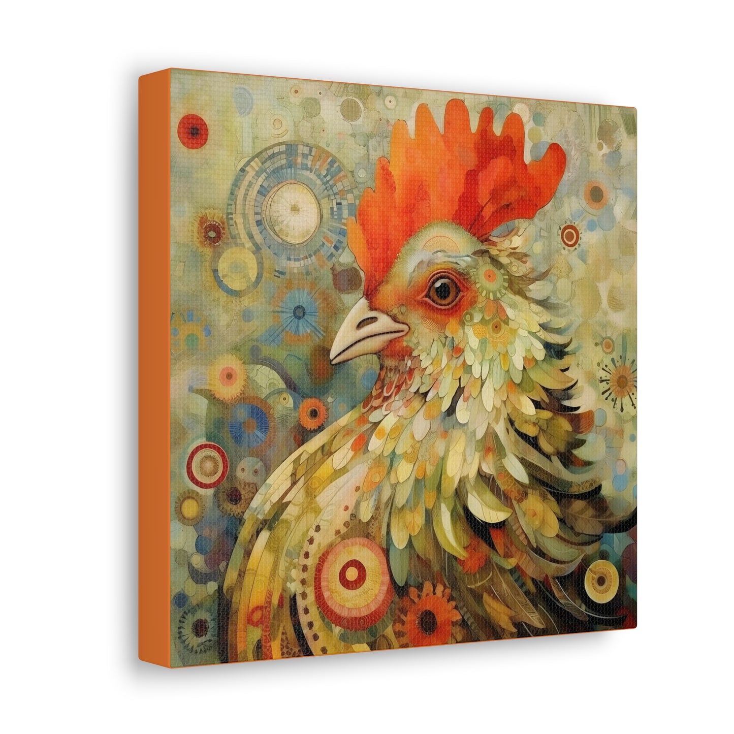 Rooster Guardian Fine Art Print Canvas Wall Art