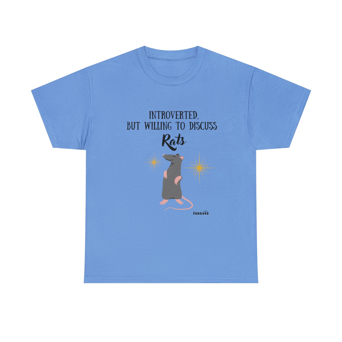 Rat Lover Unisex T-Shirt "Introverted But Willing to Discuss Rats"