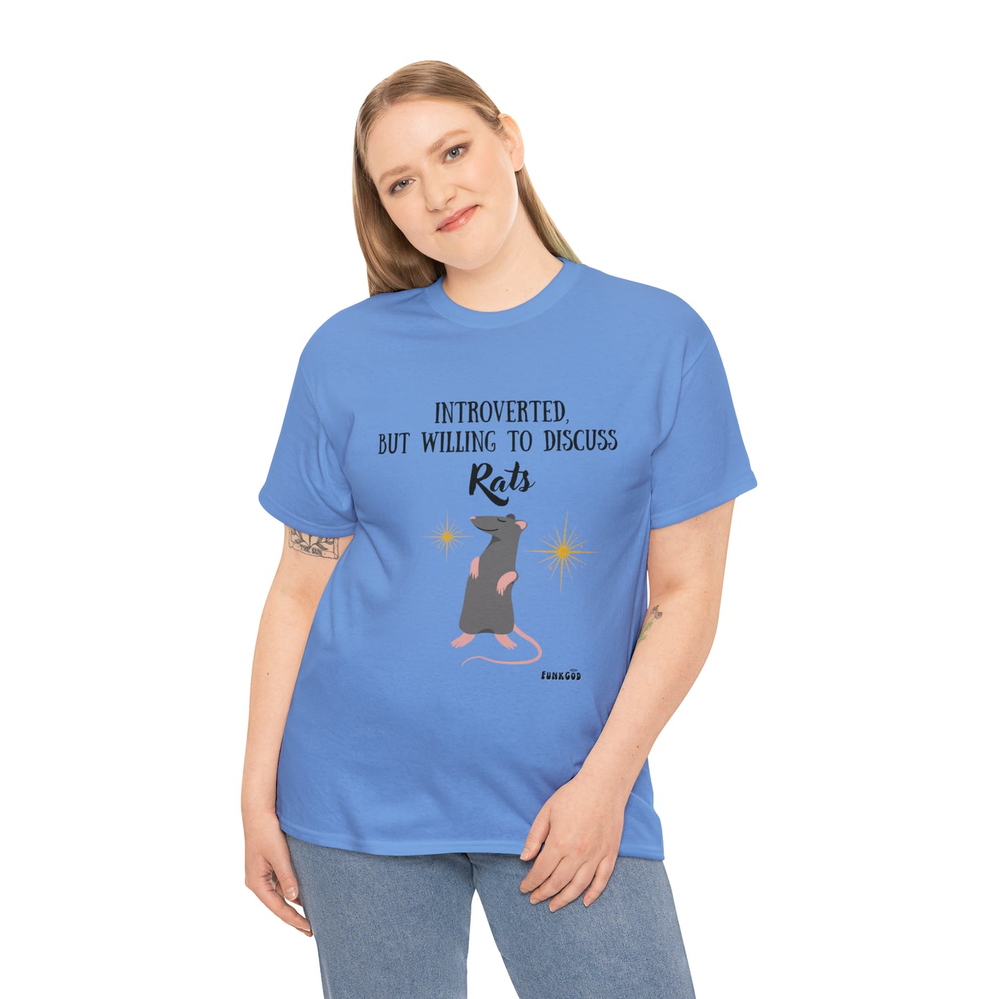 Rat Lover Unisex T-Shirt "Introverted But Willing to Discuss Rats"