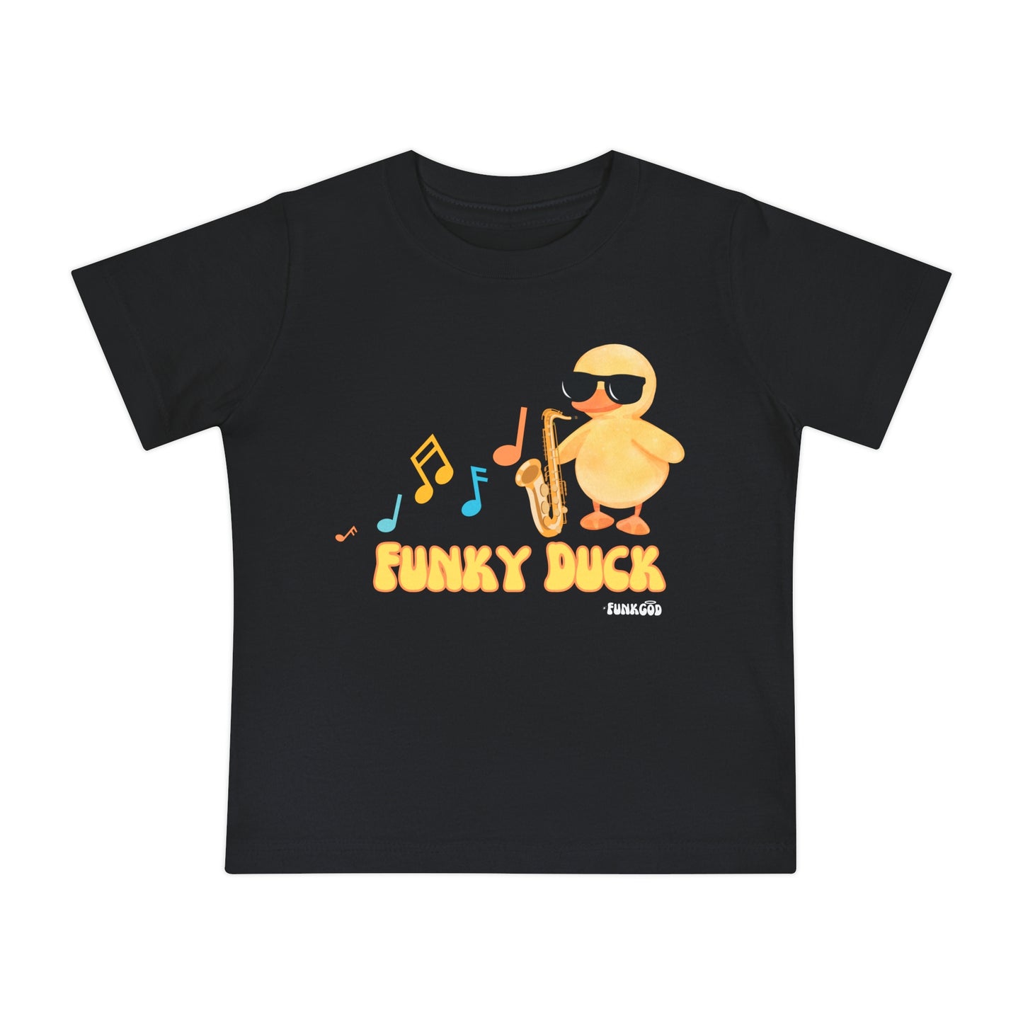 Funky Duck Cute Baby Short Sleeve T-Shirt
