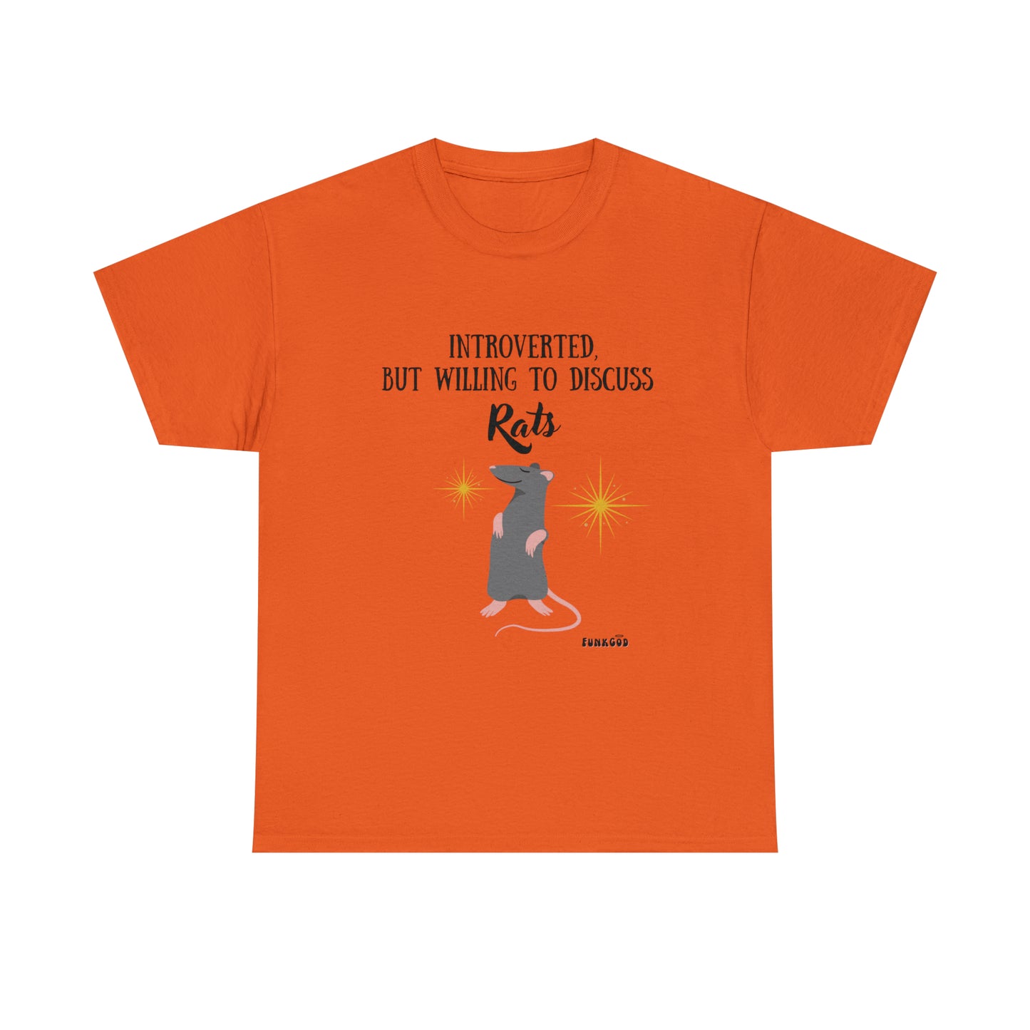 Rat Lover Unisex T-Shirt "Introverted But Willing to Discuss Rats"