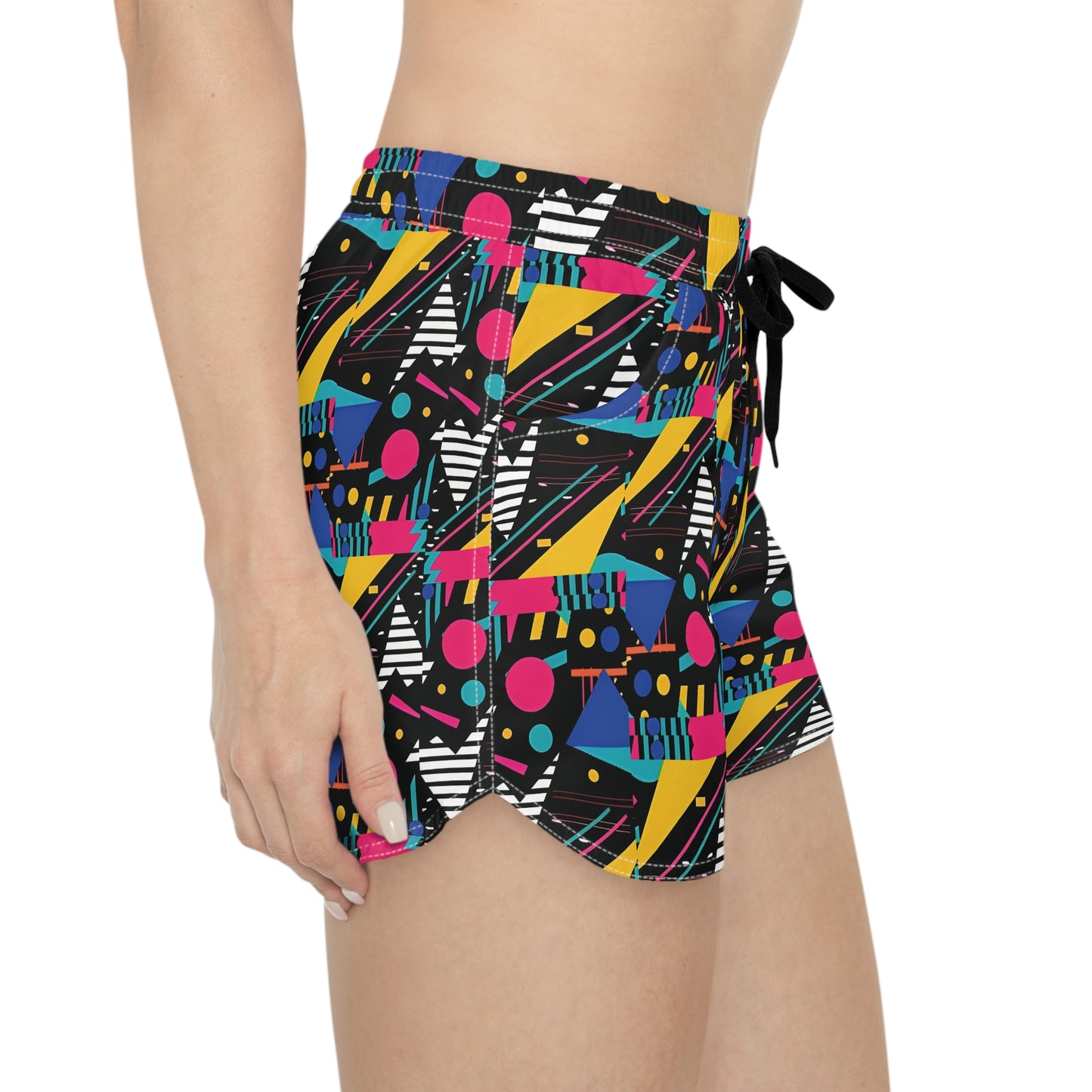 Bowling Alley Carpet Funky Women's Shorts (AOP)