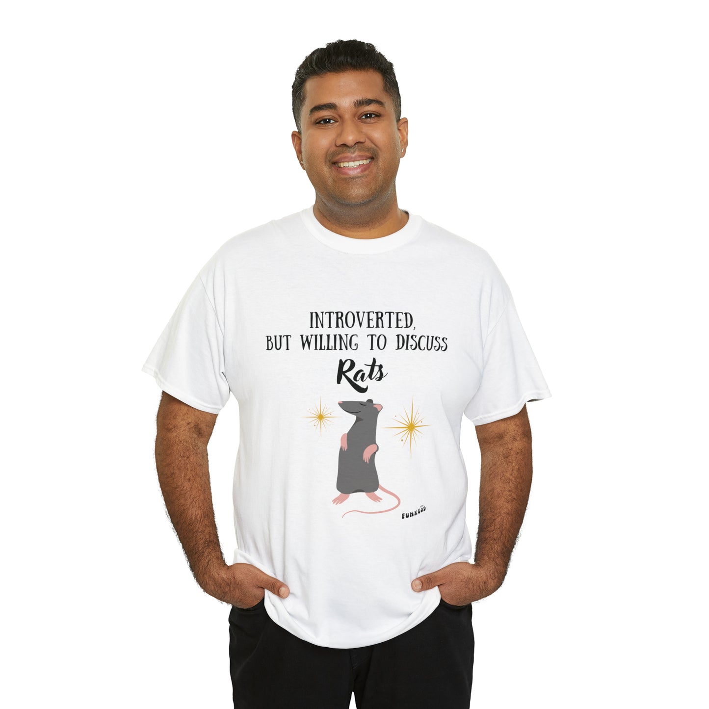 Rat Lover Unisex T-Shirt "Introverted But Willing to Discuss Rats"