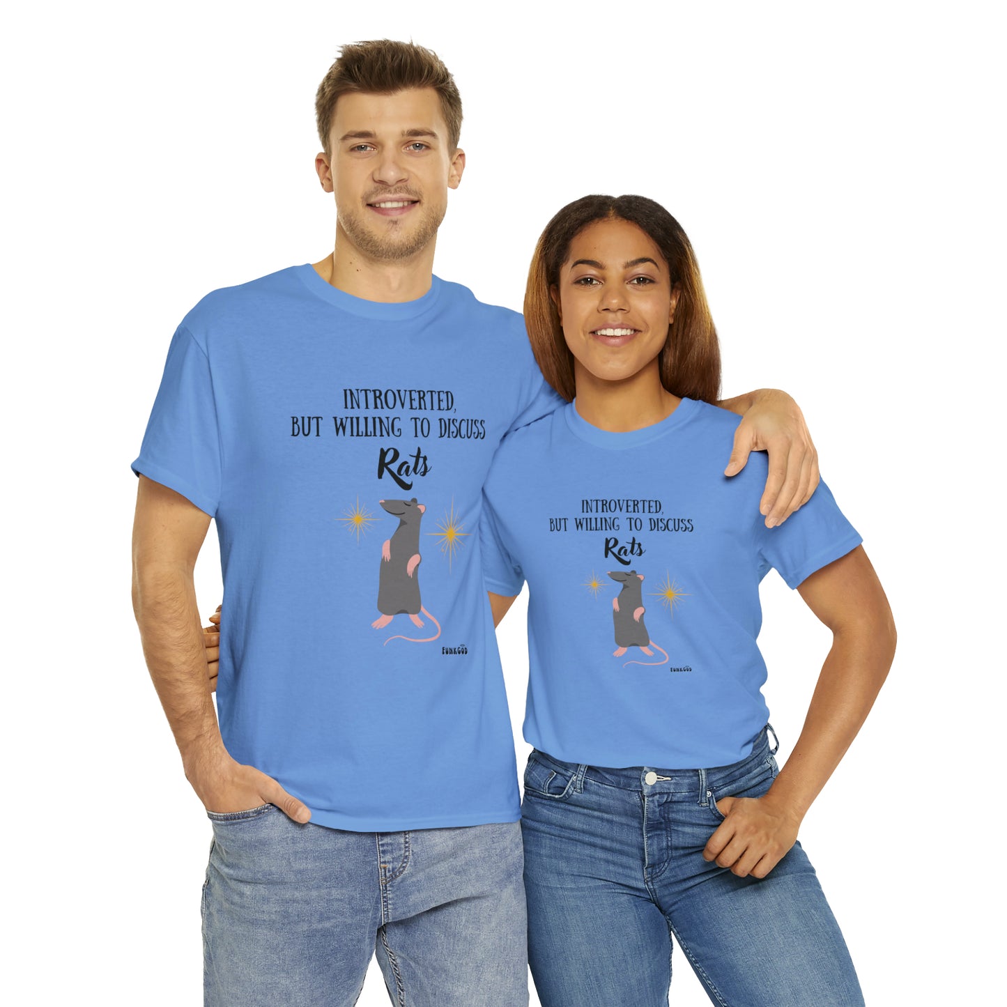 Rat Lover Unisex T-Shirt "Introverted But Willing to Discuss Rats"
