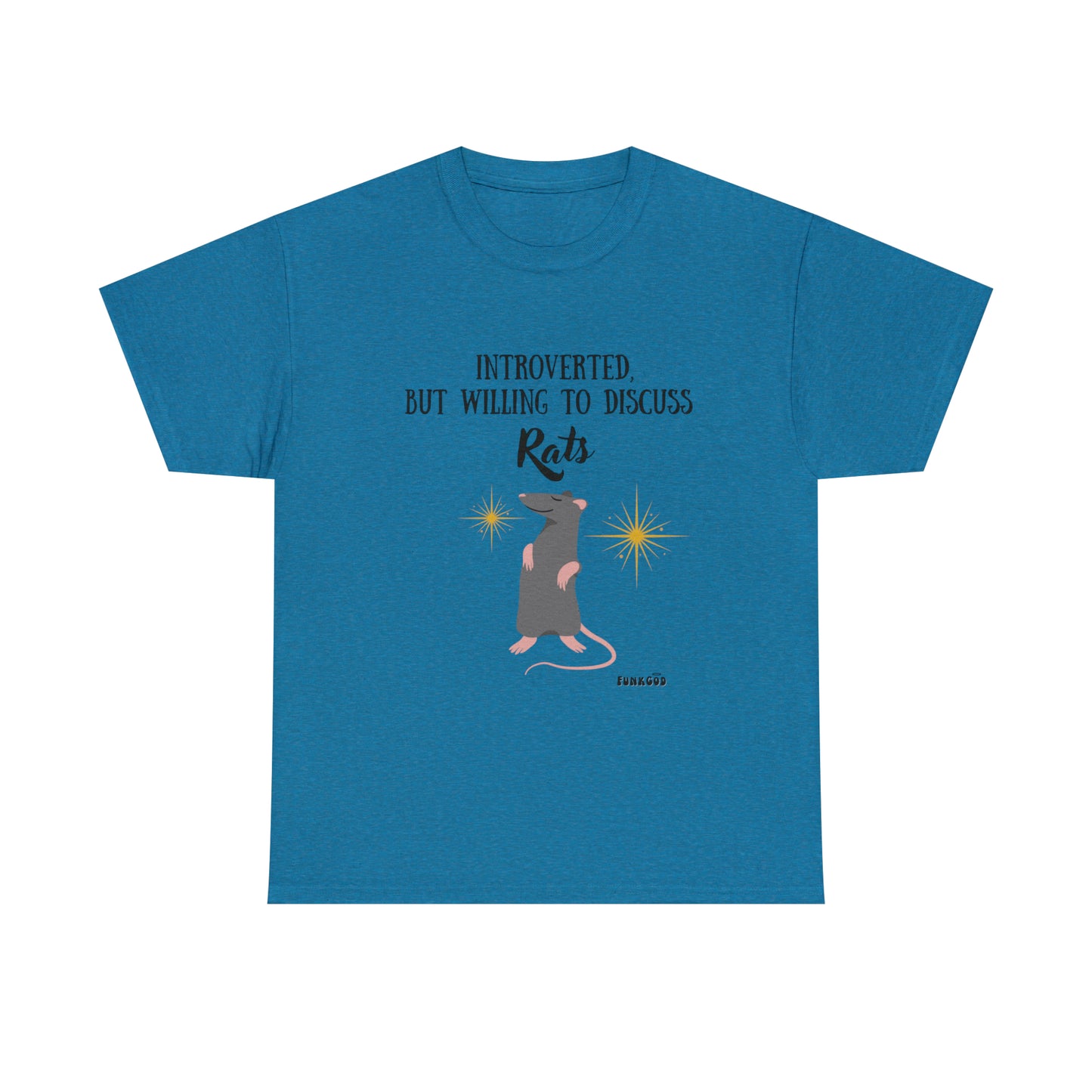 Rat Lover Unisex T-Shirt "Introverted But Willing to Discuss Rats"