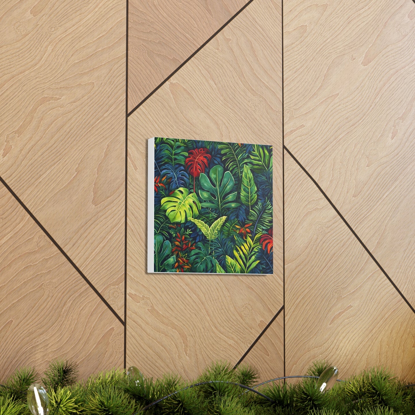 Tropical Leaves Jungle Foliage Fine Art Print Canvas Wall Art